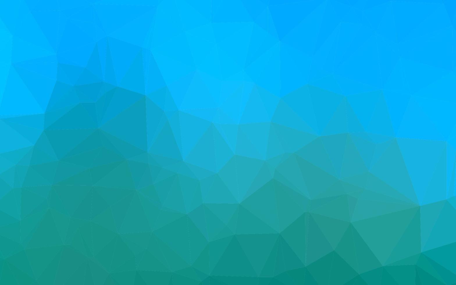 Light Blue, Green vector abstract polygonal texture.
