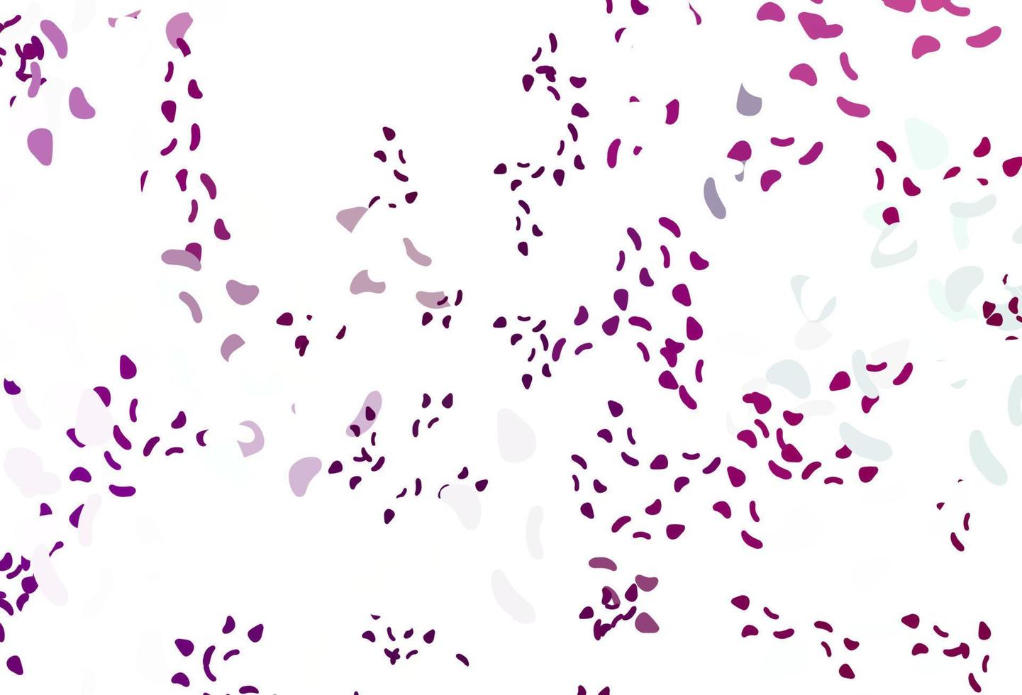 textura de vector púrpura claro con formas aleatorias.