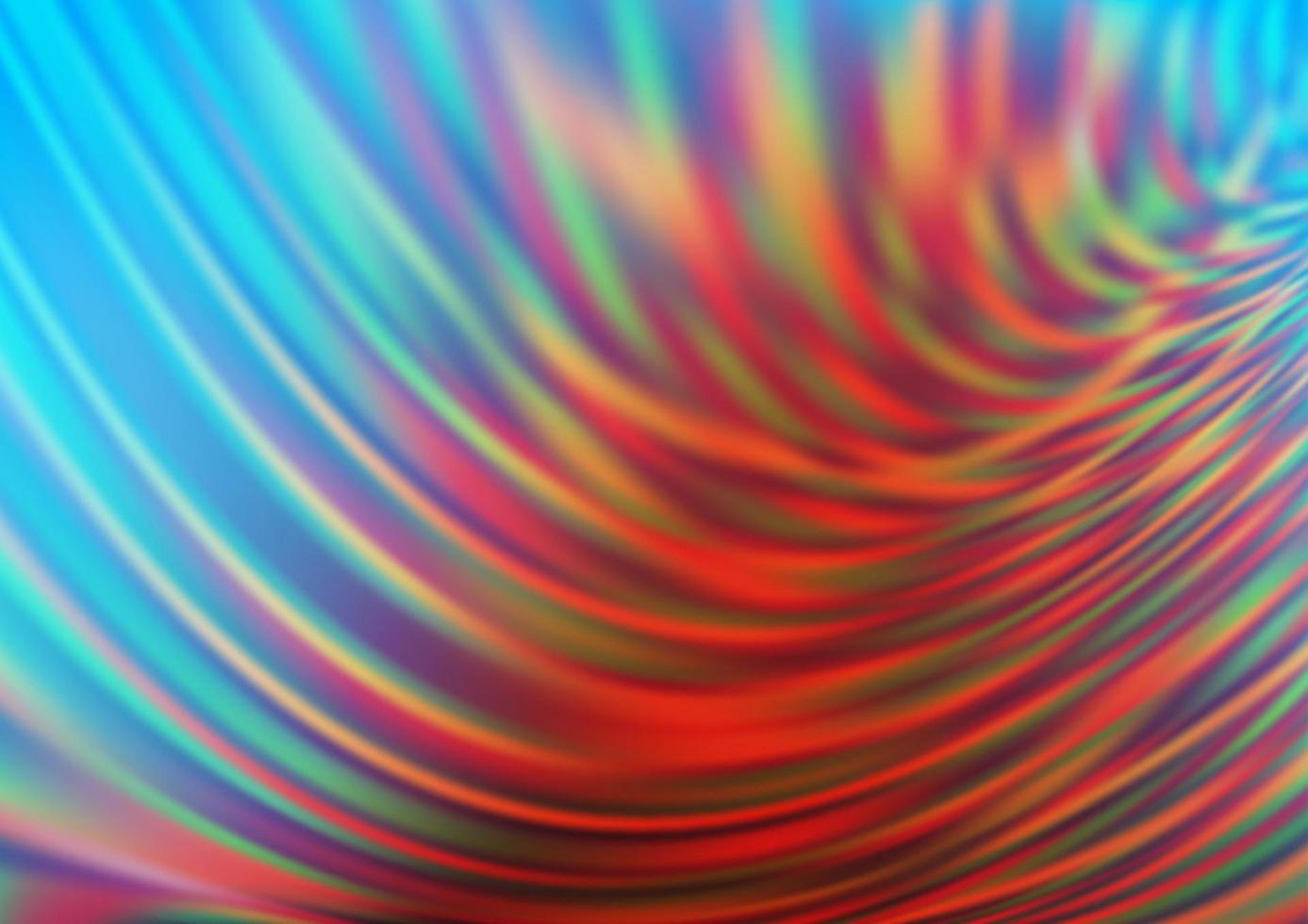 Light Blue, Red vector blurred bright template.