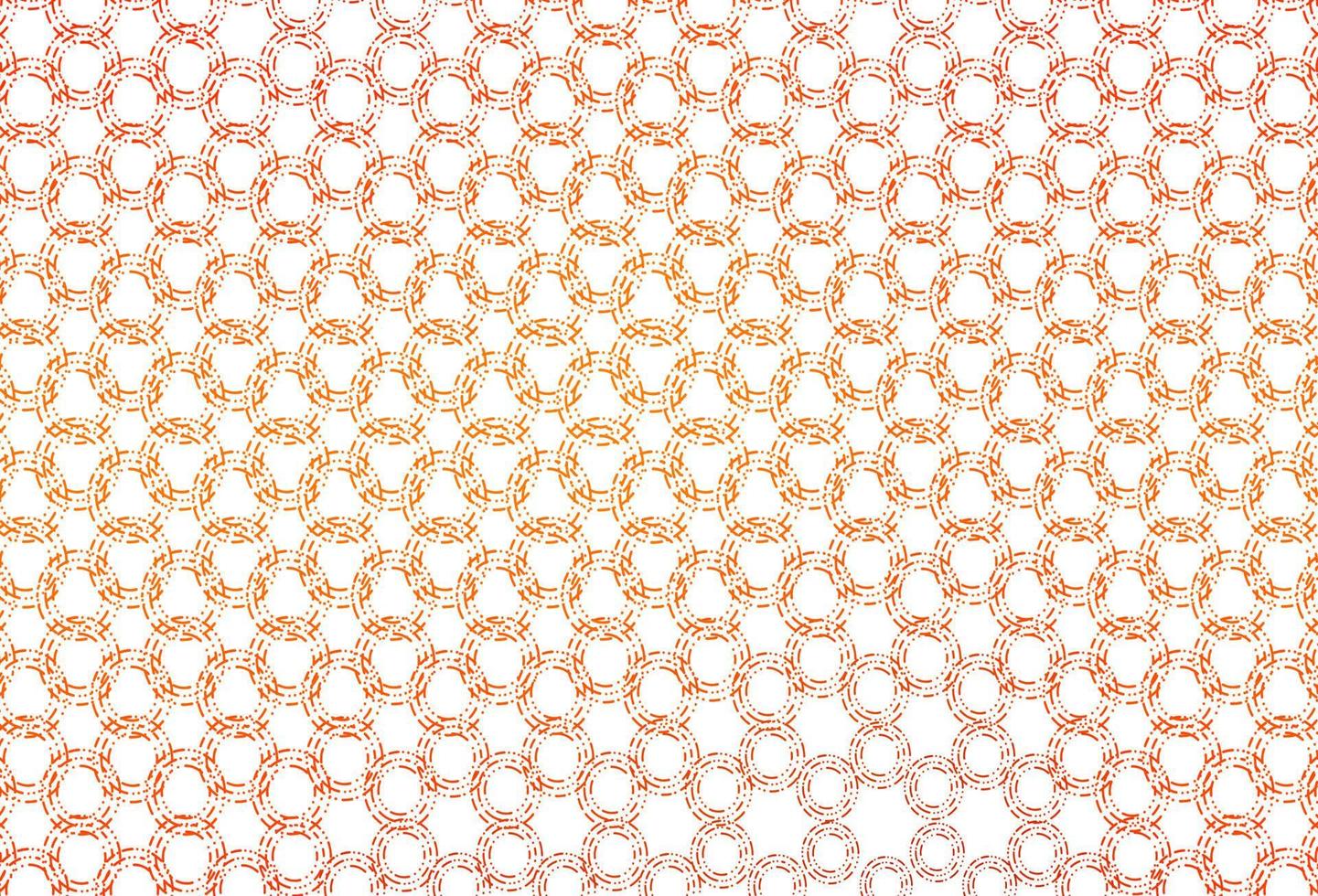 Light orange vector background with bubbles.