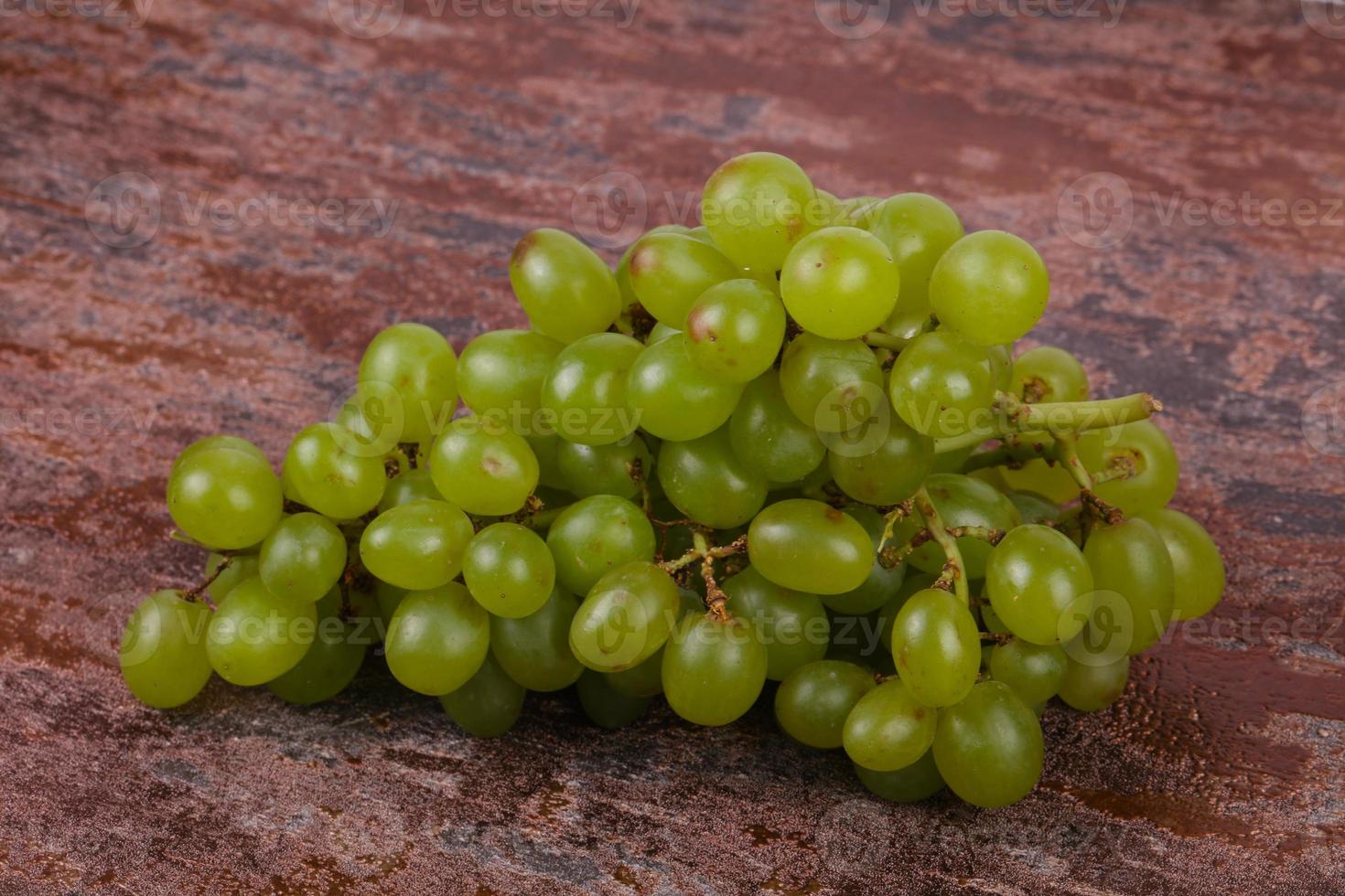 Sweet green grape branch photo