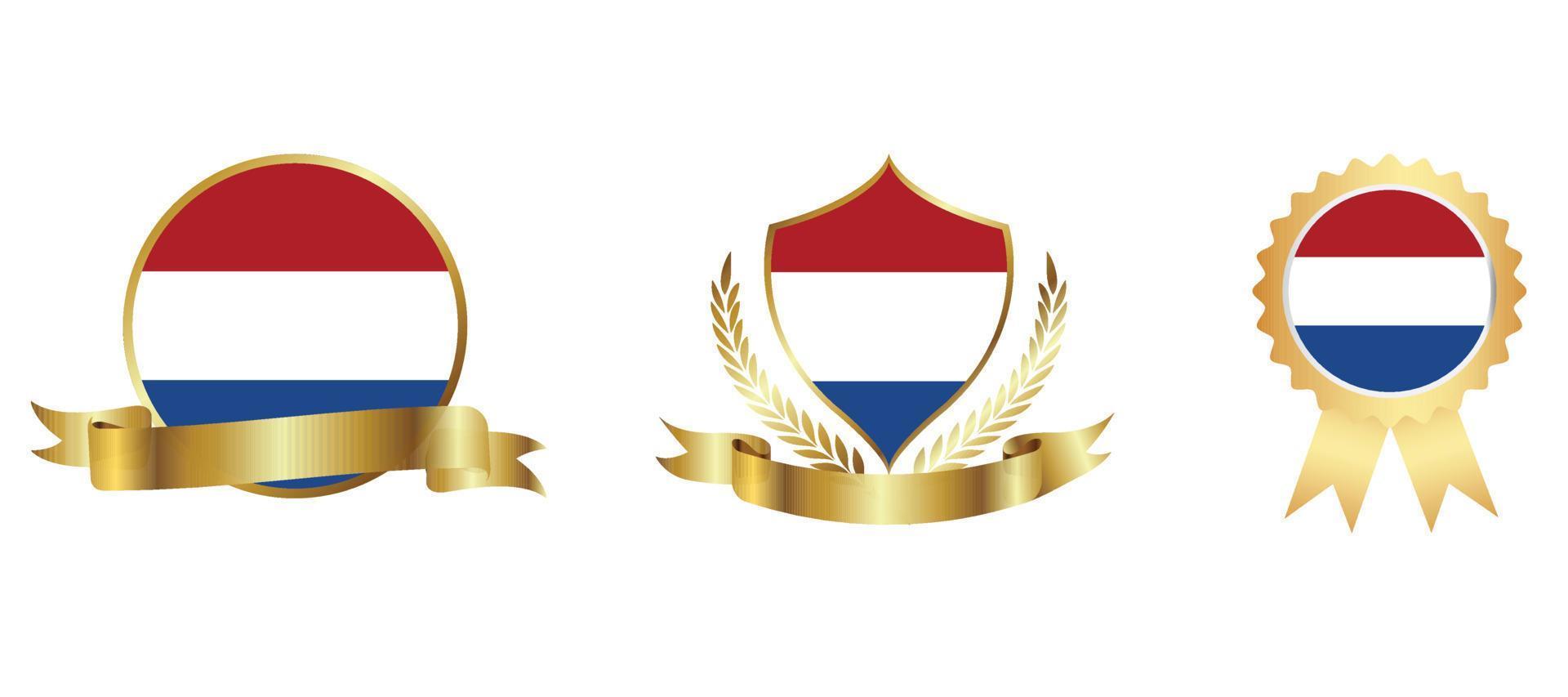 Netherlands flag icon . web icon set . icons collection flat. Simple vector illustration.