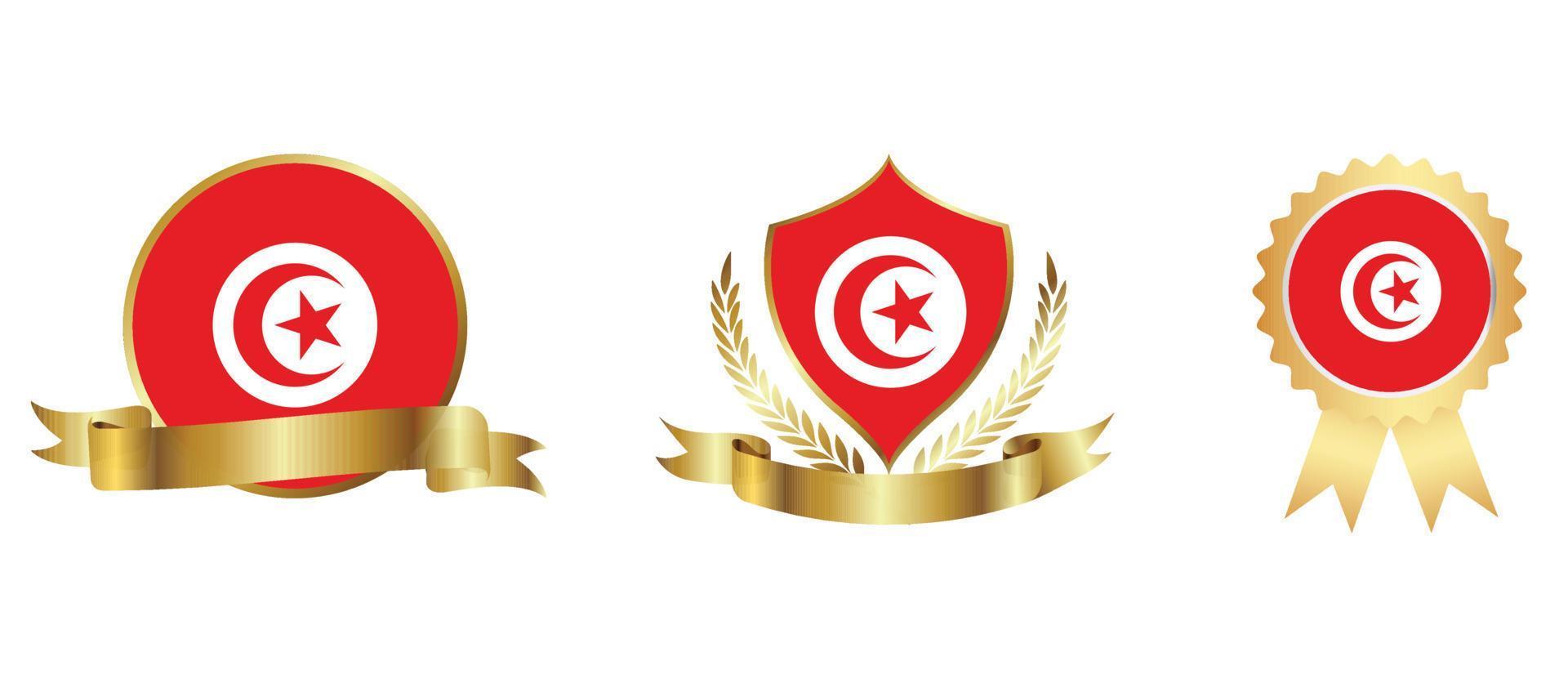 Tunisia flag icon . web icon set . icons collection flat. Simple vector illustration.