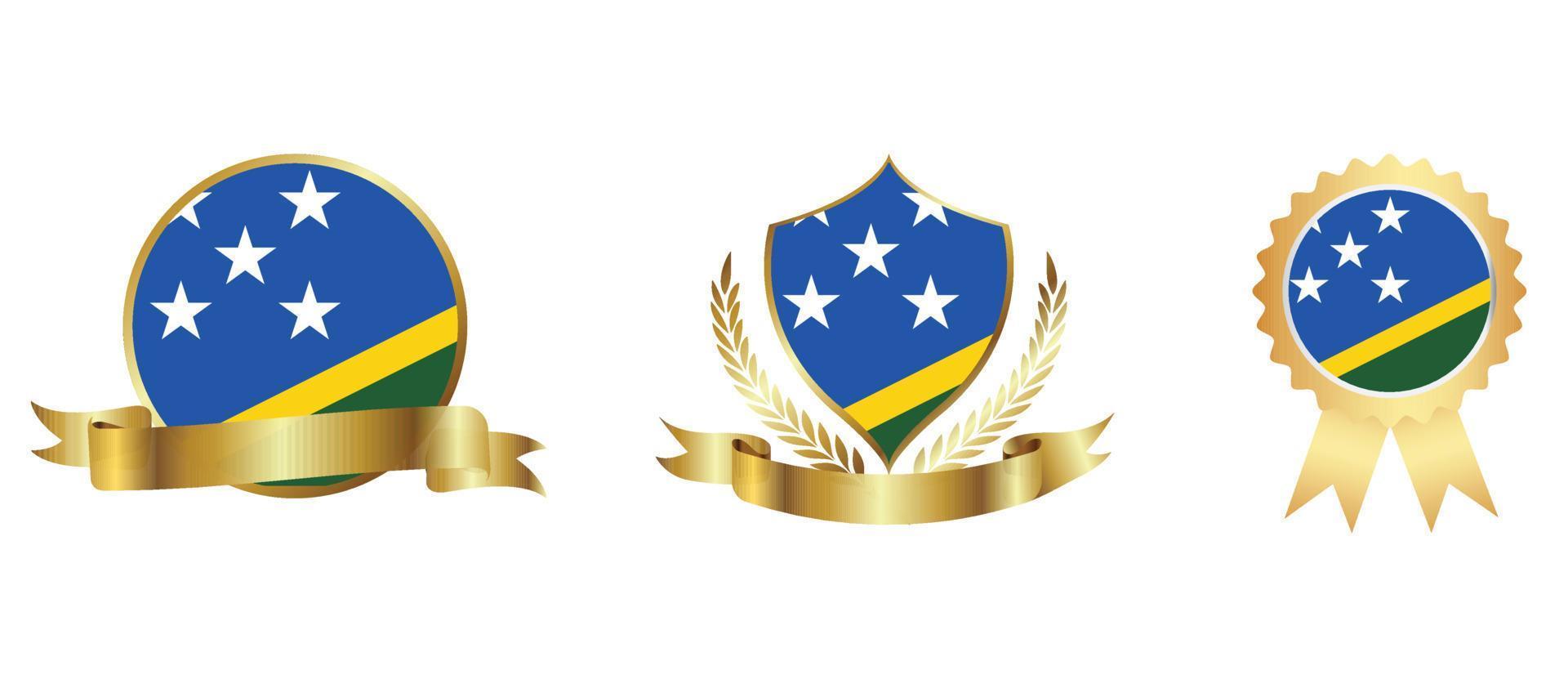 Solomon Islands flag icon . web icon set . icons collection flat. Simple vector illustration.