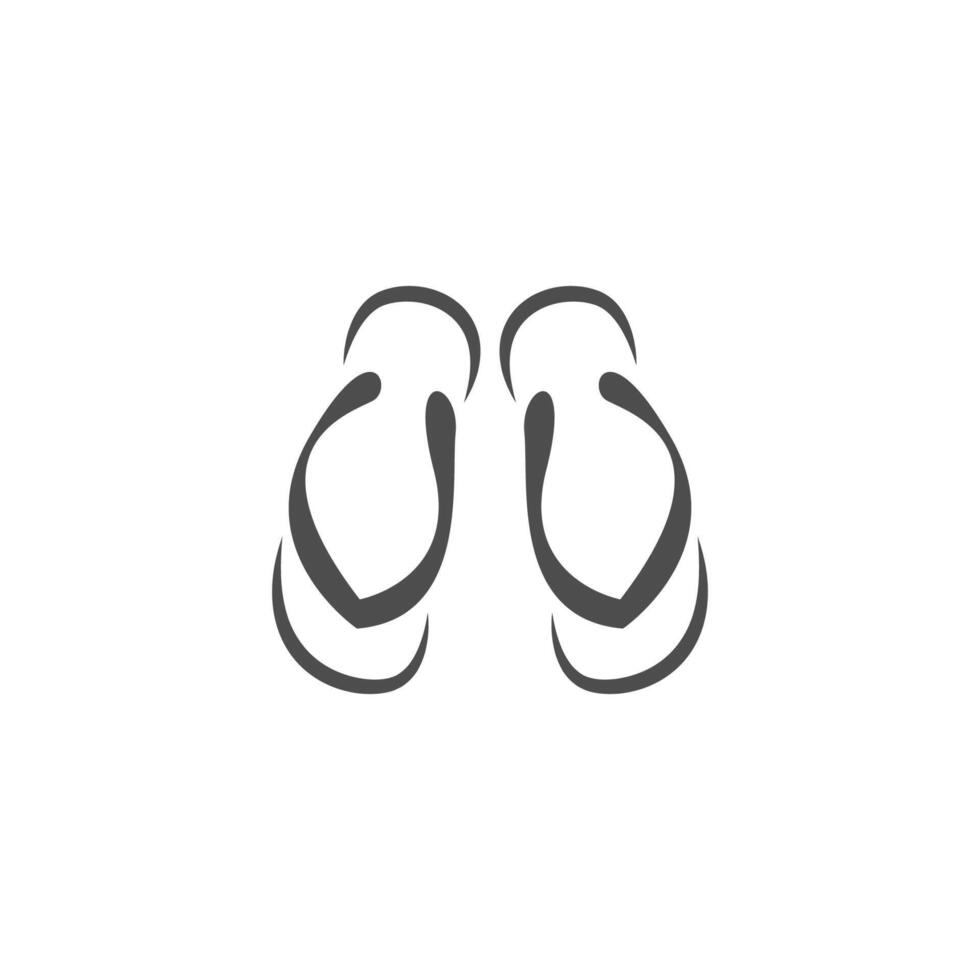 Slippers icon logo design illustration template 7684252 Vector Art at Vecteezy