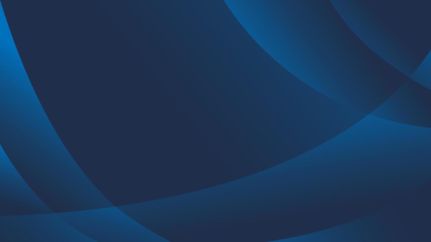 Modern abstract dark blue gradient wave background vector