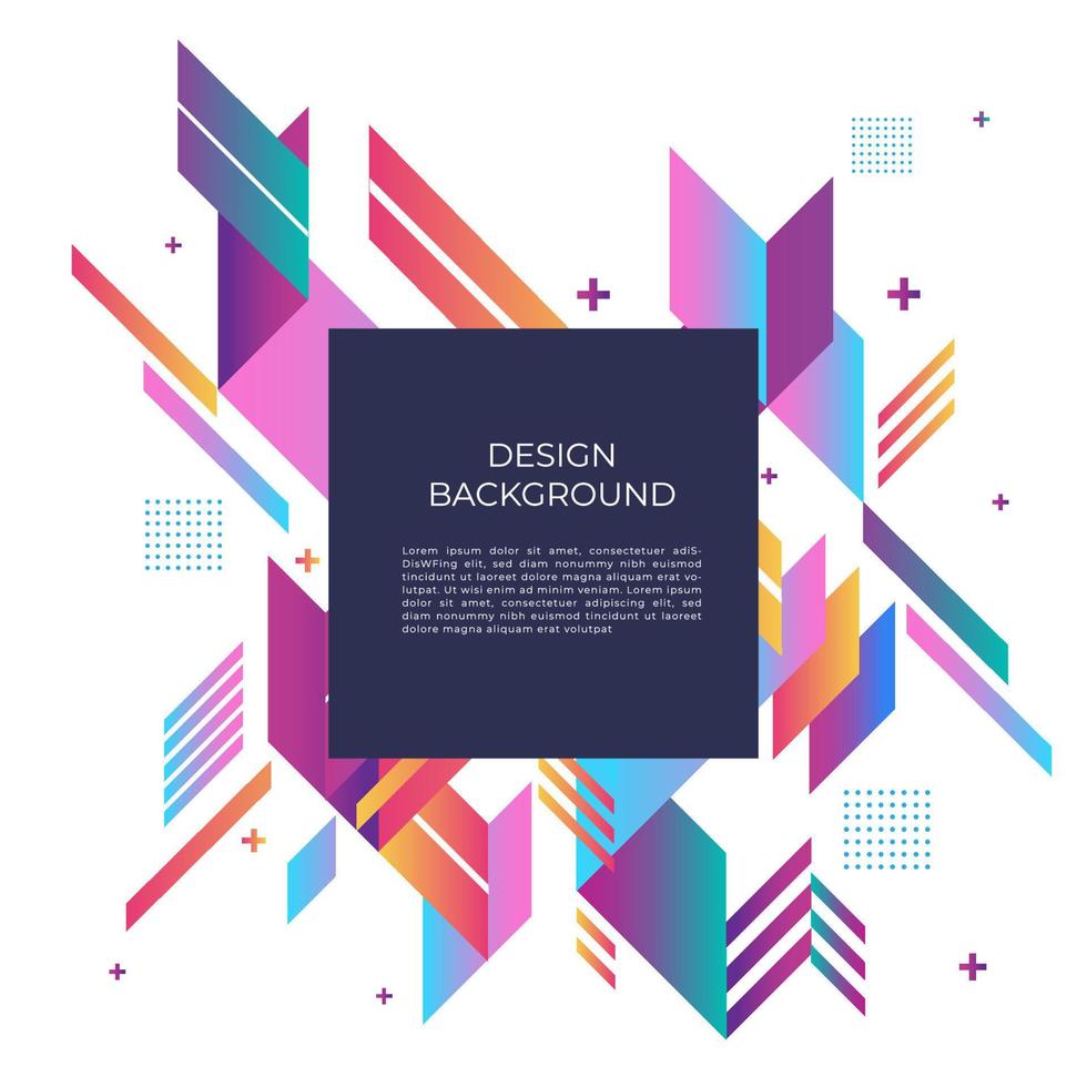 Modern abstract geometric vector background