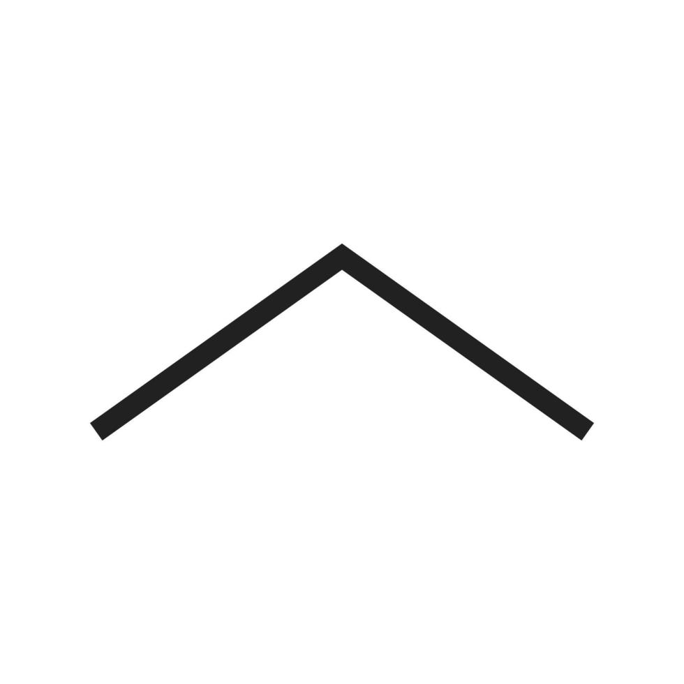Arrow Up Line Icon vector