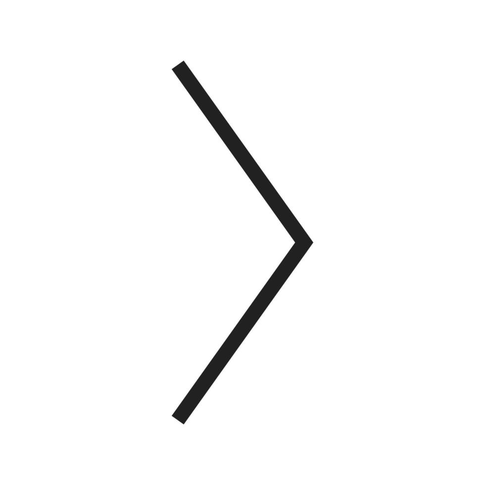 Arrow Right Line Icon vector
