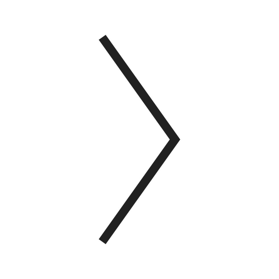 Arrow Right Line Icon vector