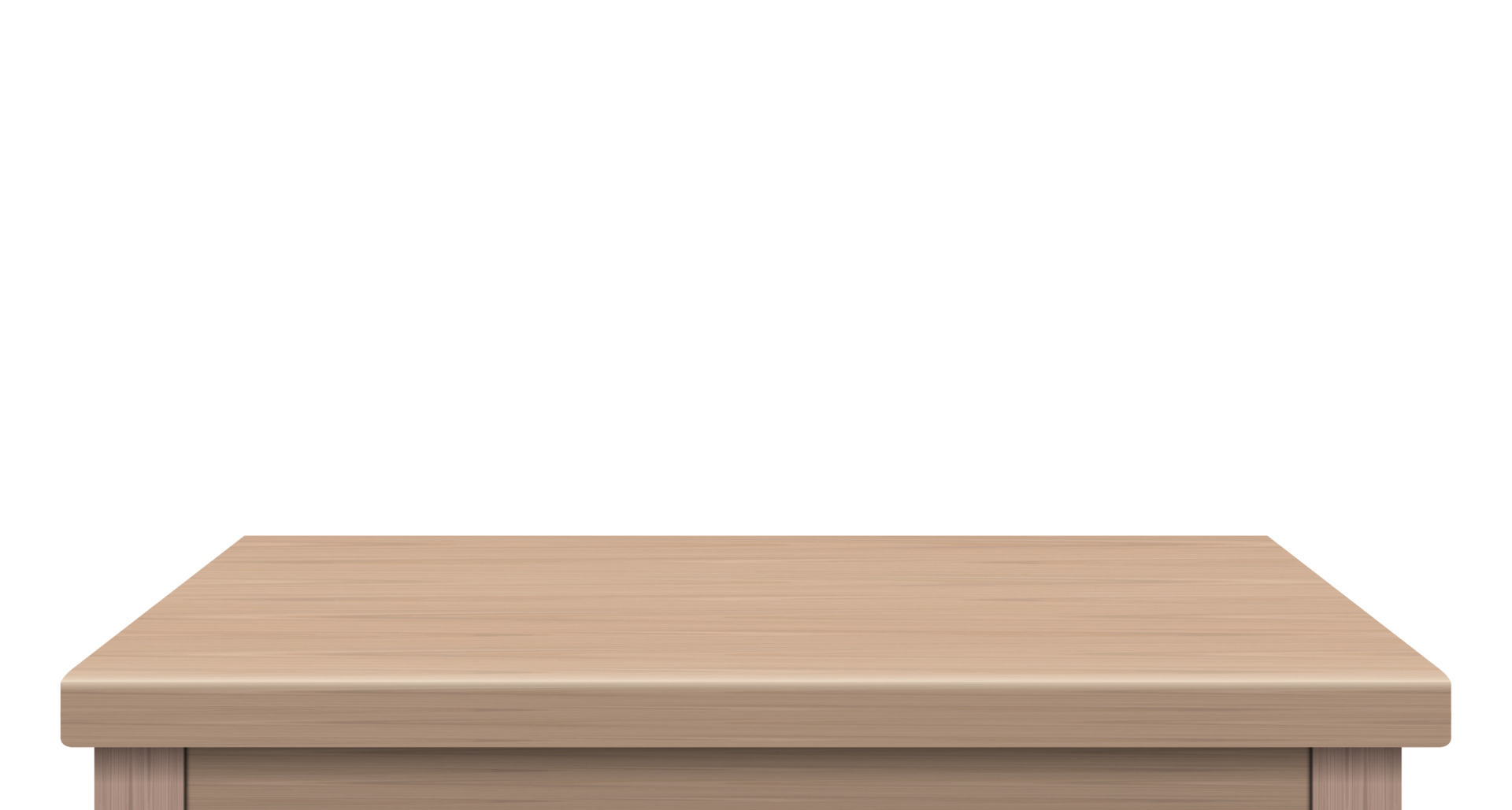 Empty wooden table side view of free space, For your copy branding
