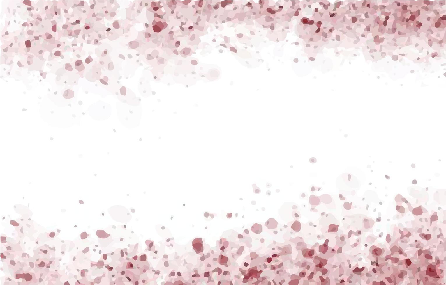 pink petal abstract watercolor background vector