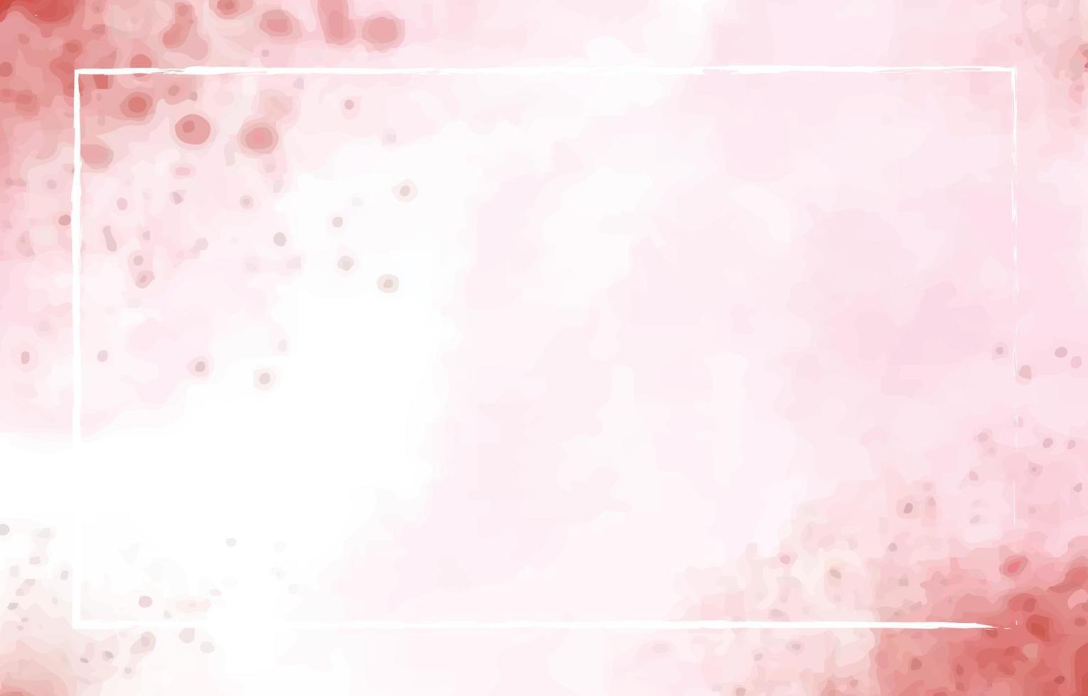 pink petal abstract watercolor background vector