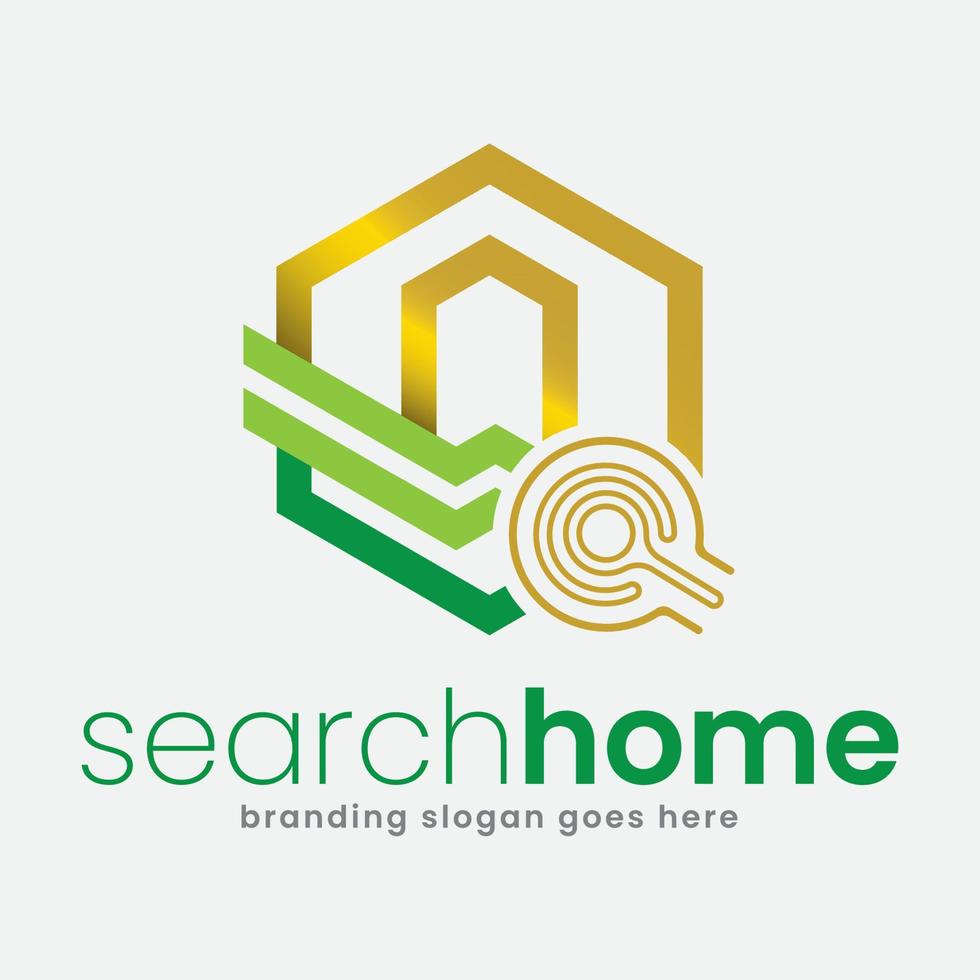 Best Home and Apartment Search Logo vector