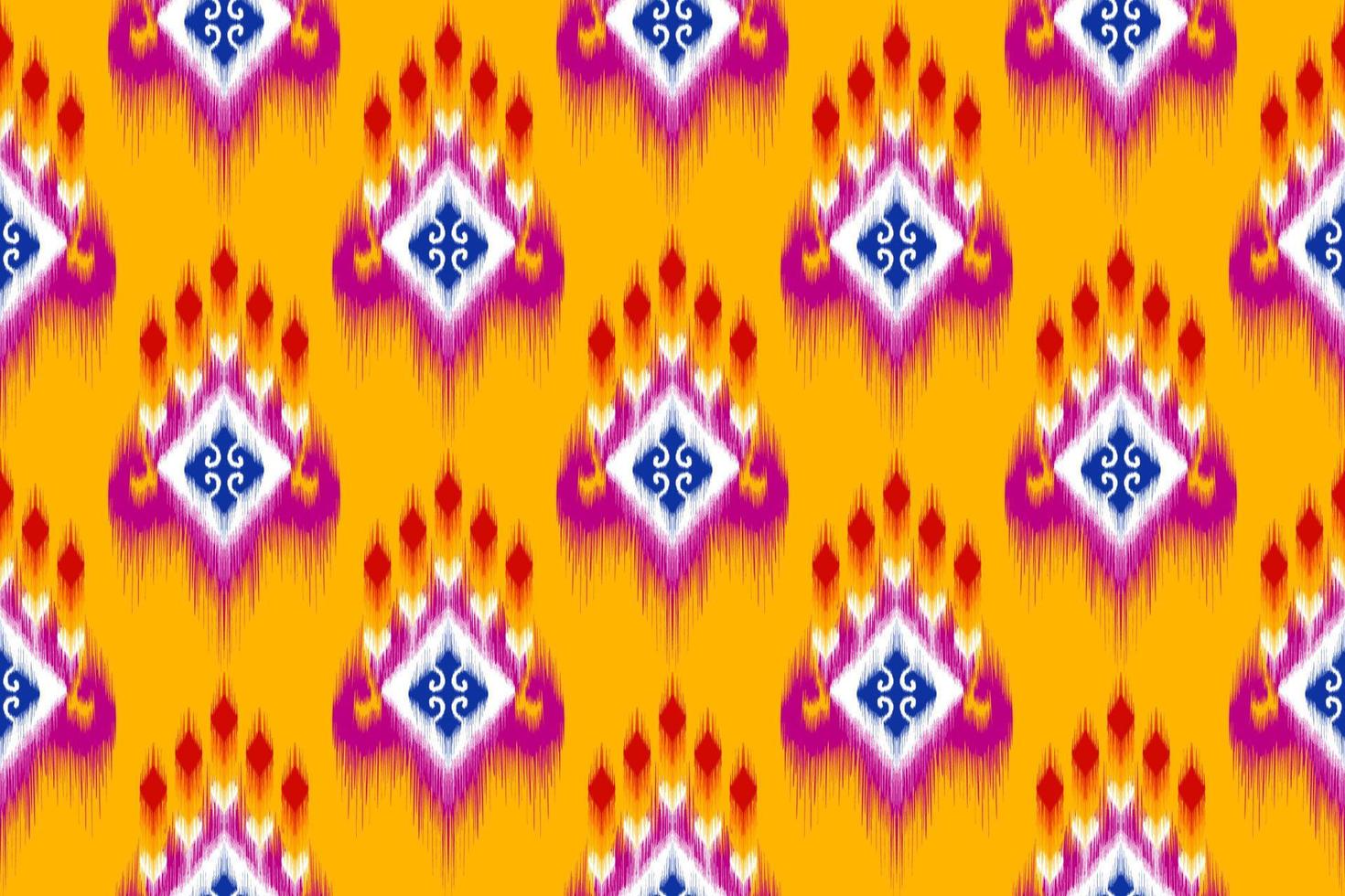 Abstract geometric Ikat ethnic pattern design. Aztec fabric carpet mandala ornaments textile decorations wallpaper. Tribal boho native ethnic turkey traditional embroidery vector background