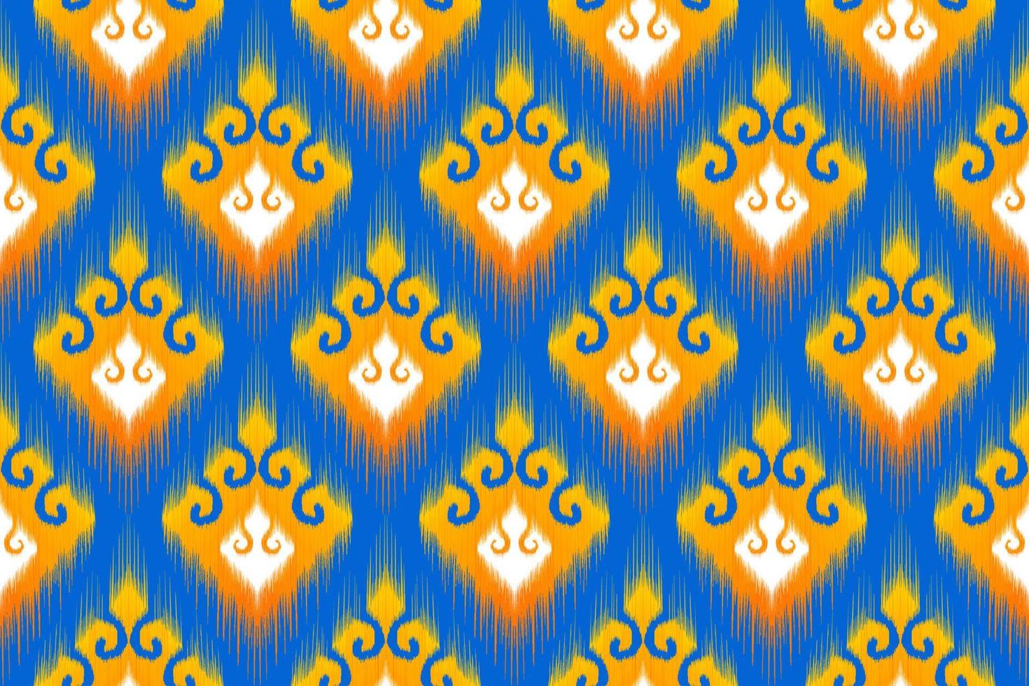 Abstract geometric Ikat ethnic pattern design. Aztec fabric carpet mandala ornaments textile decorations wallpaper. Tribal boho native ethnic turkey traditional embroidery vector background
