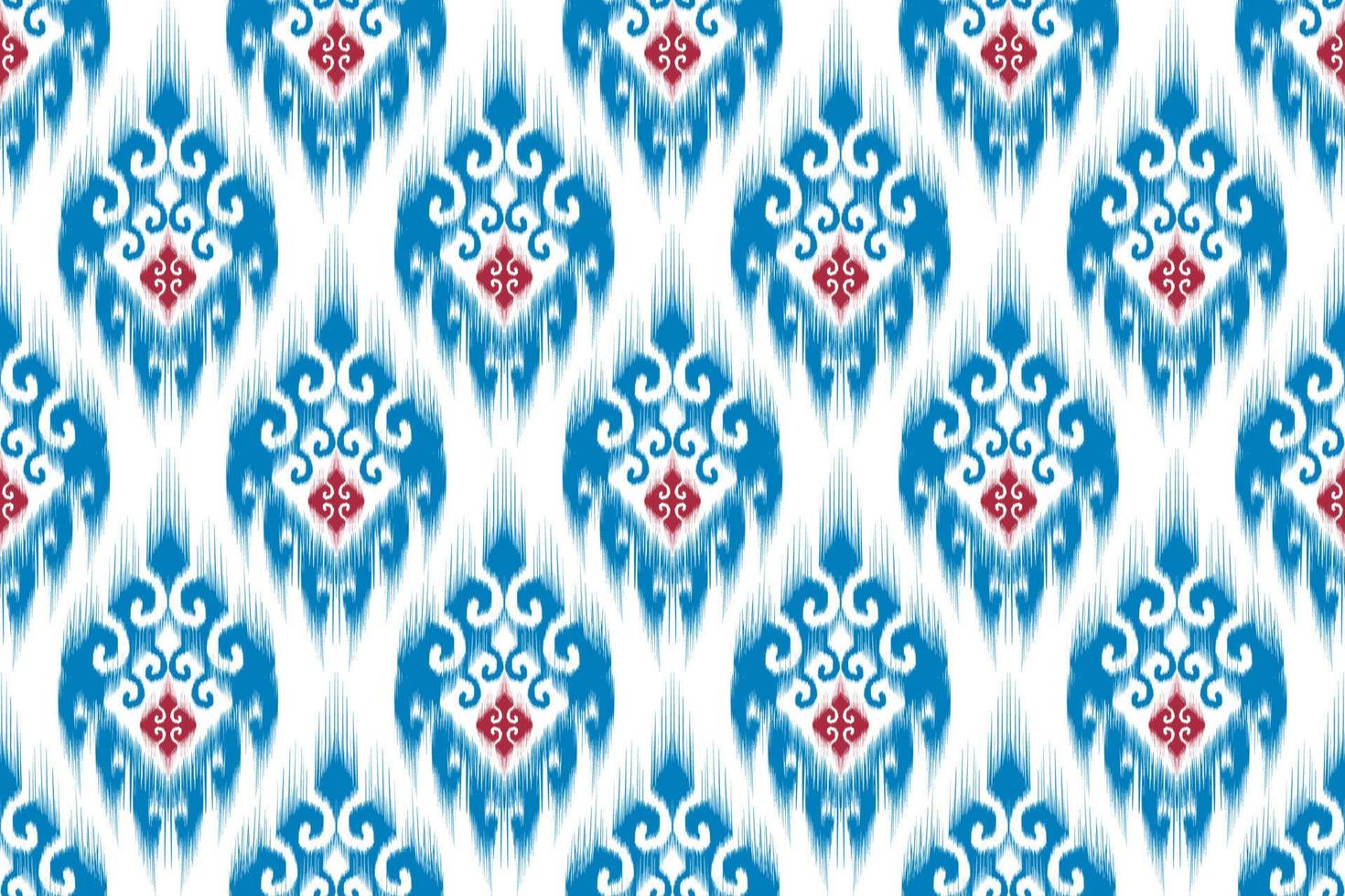 Abstract geometric Ikat ethnic pattern design. Aztec fabric carpet mandala ornaments textile decorations wallpaper. Tribal boho native ethnic turkey traditional embroidery vector background