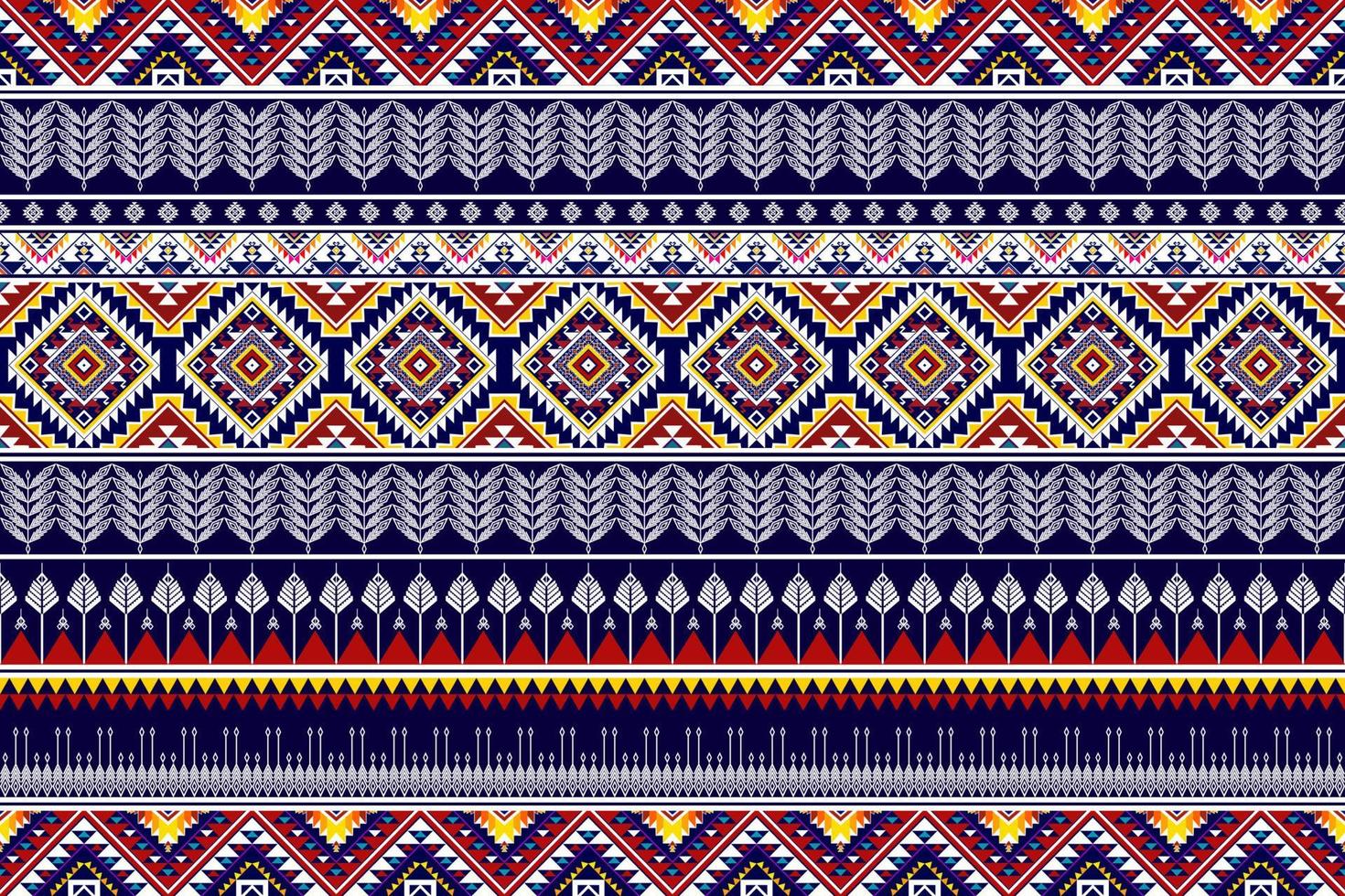 Geometric abstract ethnic pattern design. Aztec fabric carpet mandala ornaments textile decorations wallpaper. Tribal boho native ethnic turkey traditional embroidery vector background