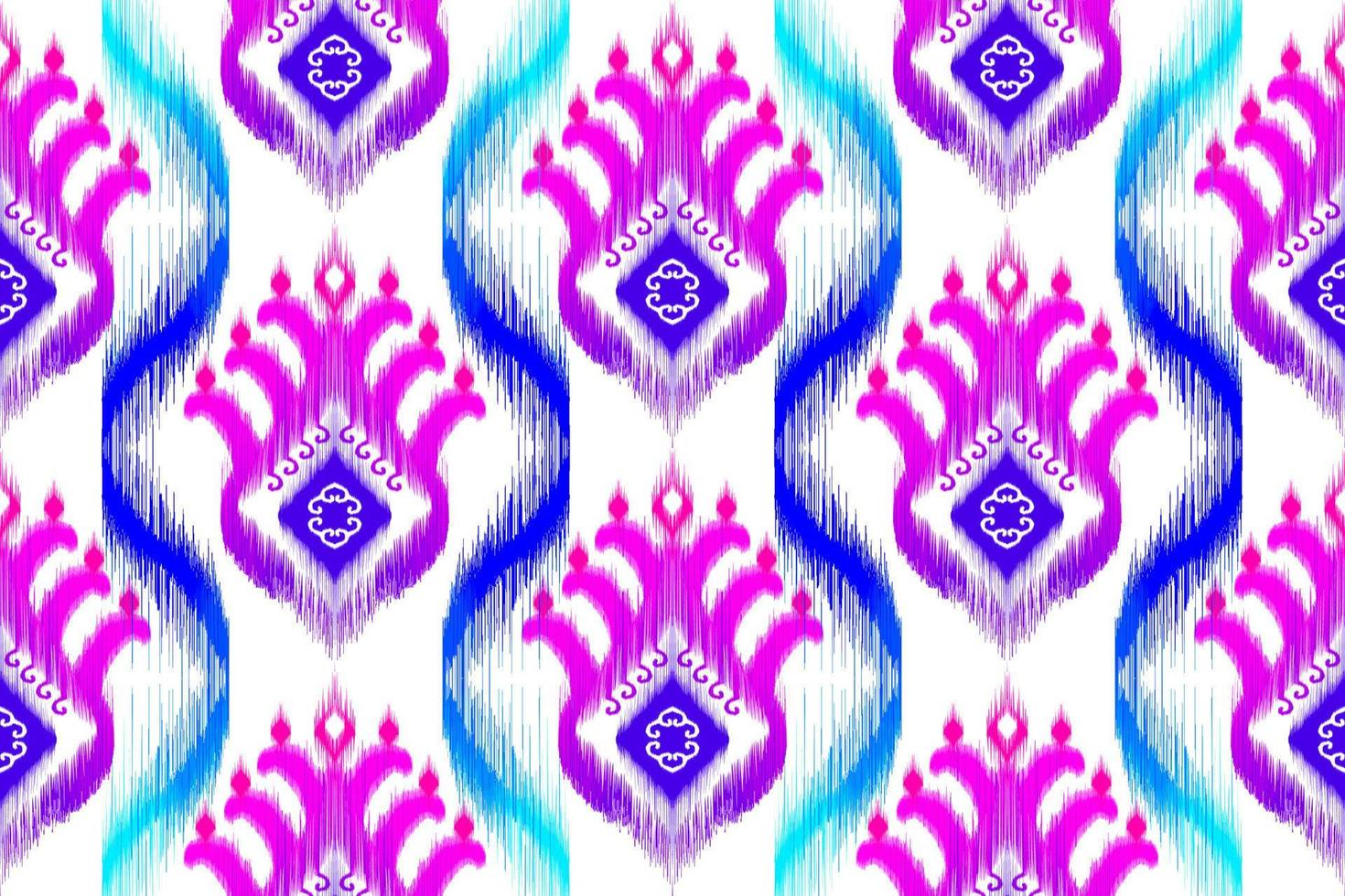 Abstract geometric Ikat ethnic pattern design. Aztec fabric carpet mandala ornaments textile decorations wallpaper. Tribal boho native ethnic turkey traditional embroidery vector background