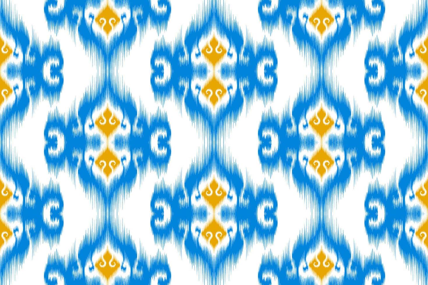 Abstract geometric Ikat ethnic pattern design. Aztec fabric carpet mandala ornaments textile decorations wallpaper. Tribal boho native ethnic turkey traditional embroidery vector background