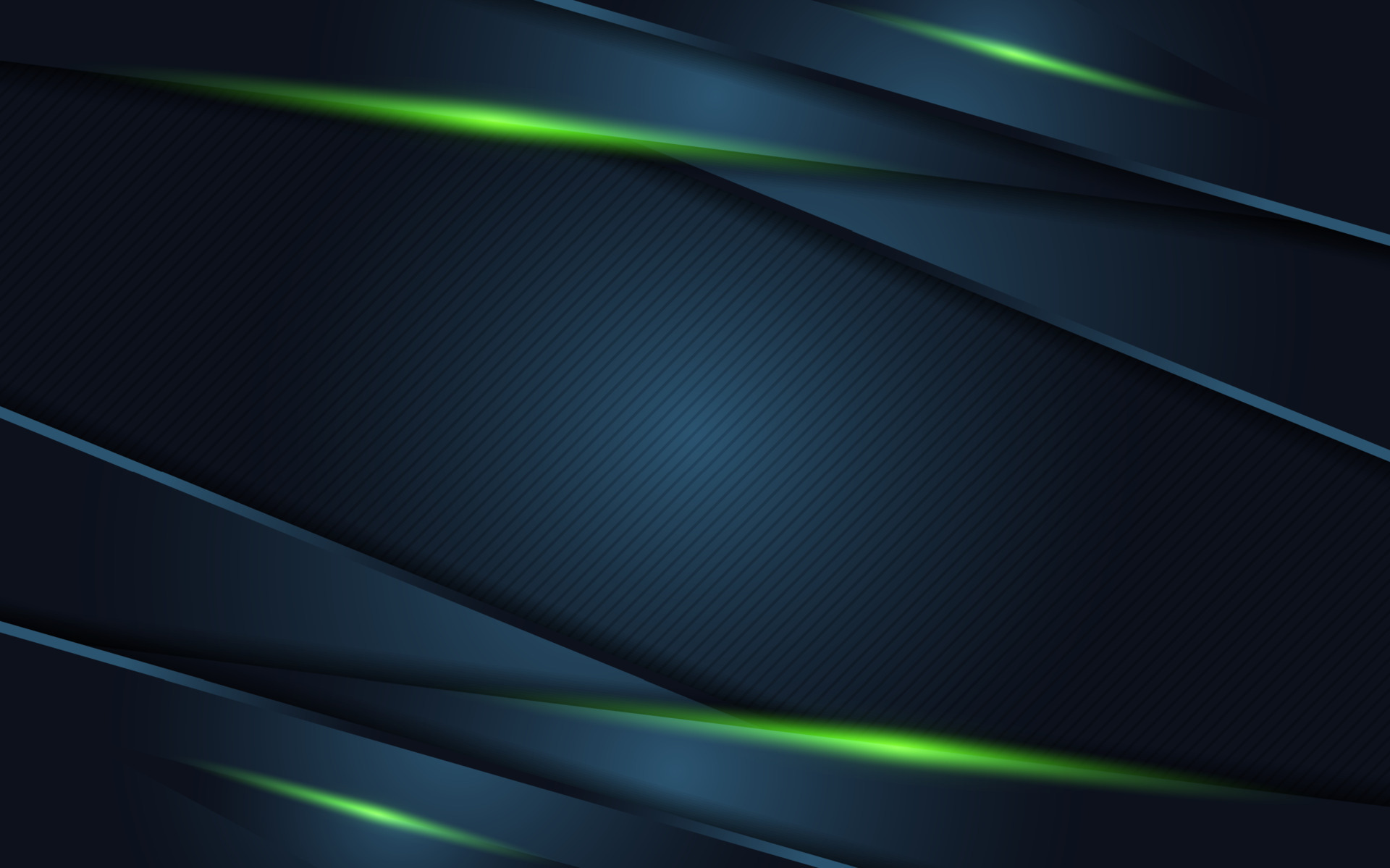 Modern dark green background combination with line green glowing