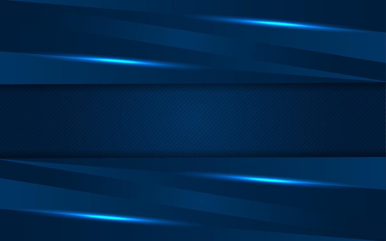 Modern blue background with blue line glowing vector