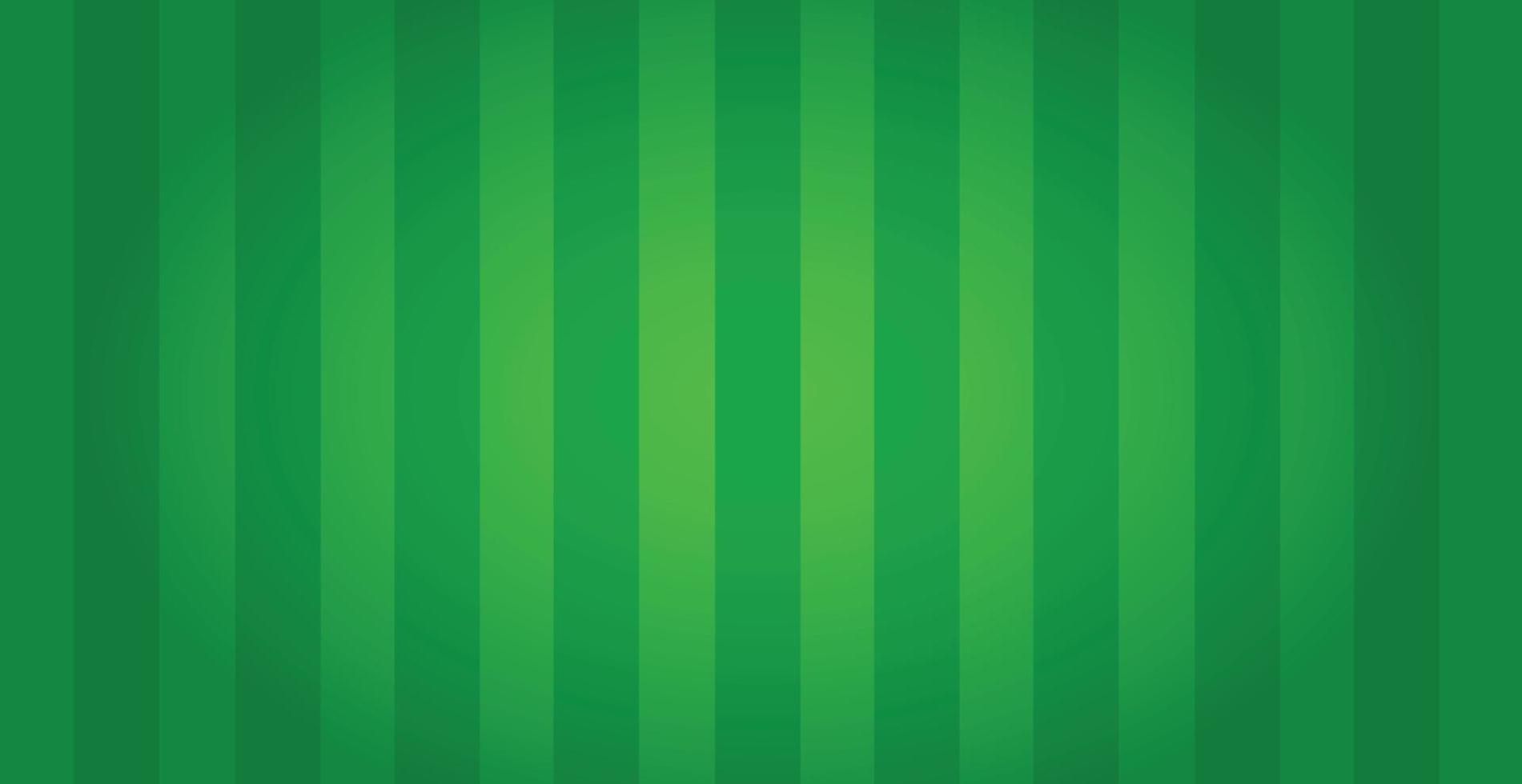 Realistic green soccer field with vertical lines - Vector