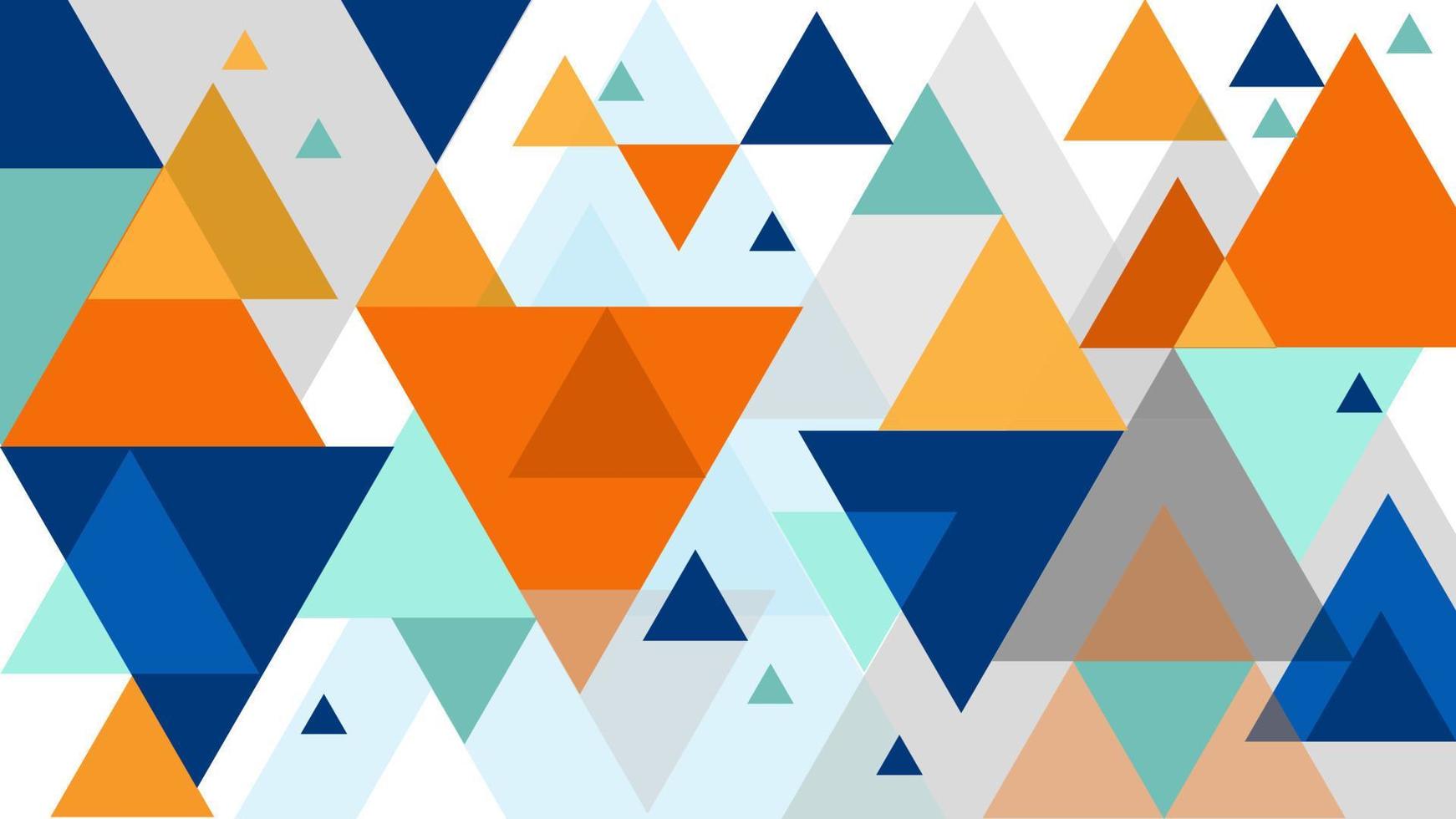 Seamless abstract triangle colorful vector illustration