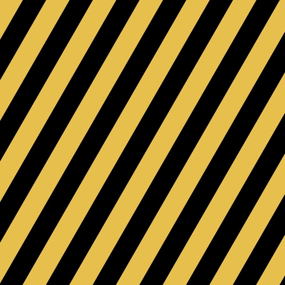 líneas diagonales patrón sin costuras color negro y amarillo. diseño de patrones para el fondo de la calle, señal de advertencia, etiqueta, etc. vector