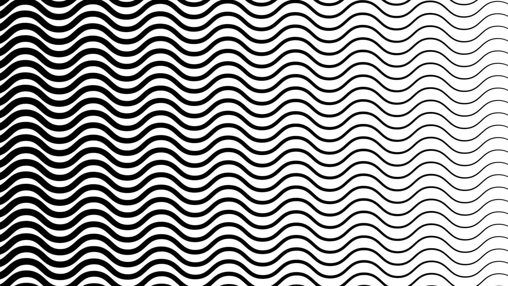 Fondo de vector de líneas de onda geométrica abstracta sin costuras
