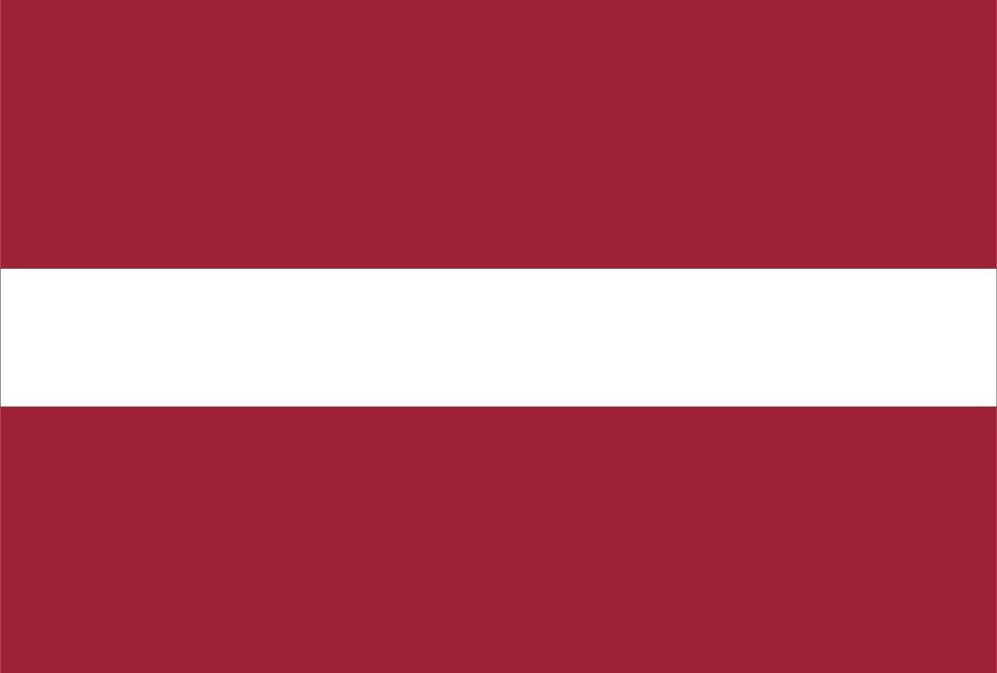 Latvia flag vector icon in official color and proportion correctly