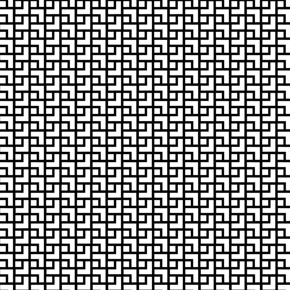 Seamless art deco overlap vector pattern