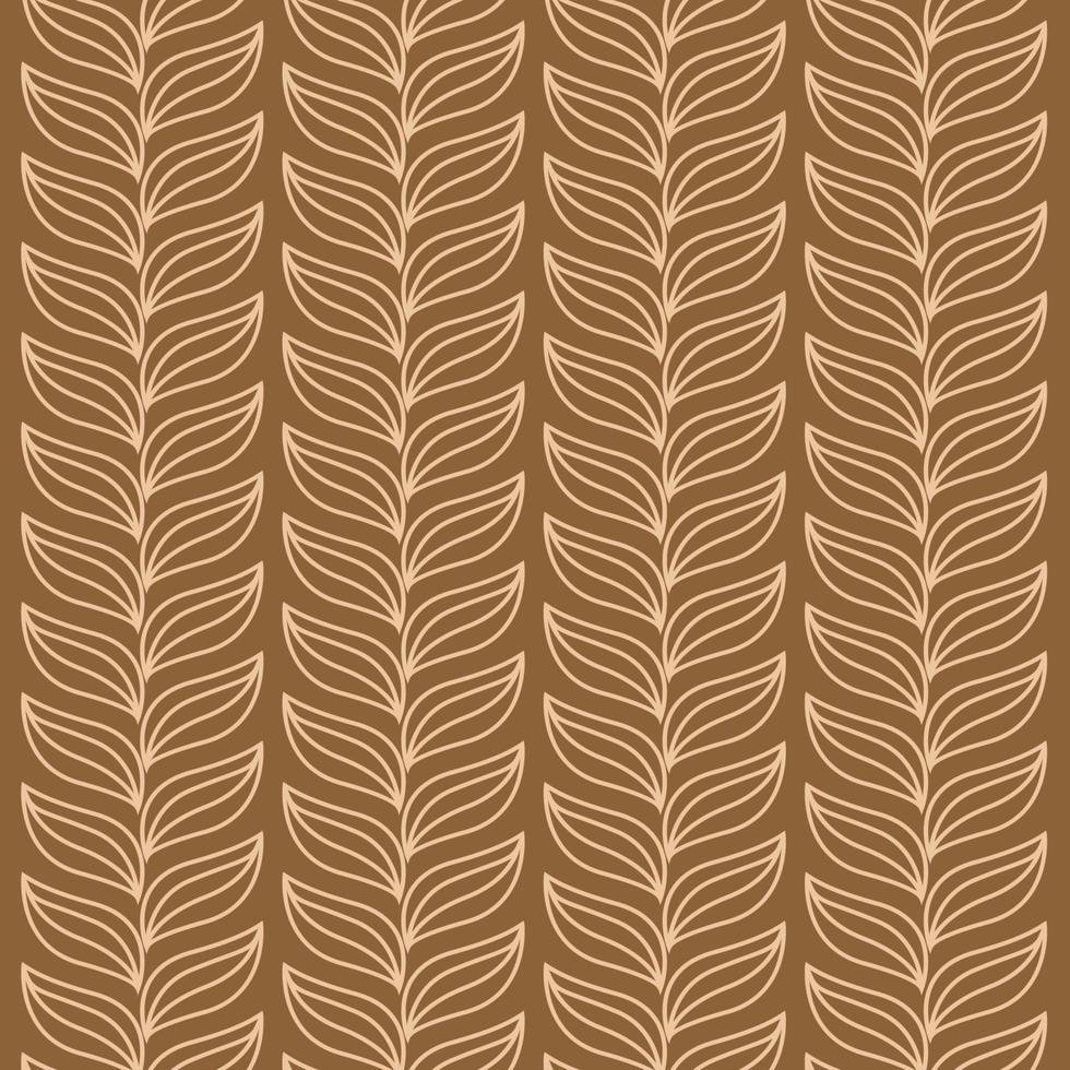 Abstract seamless decorative wavy pattern vector background