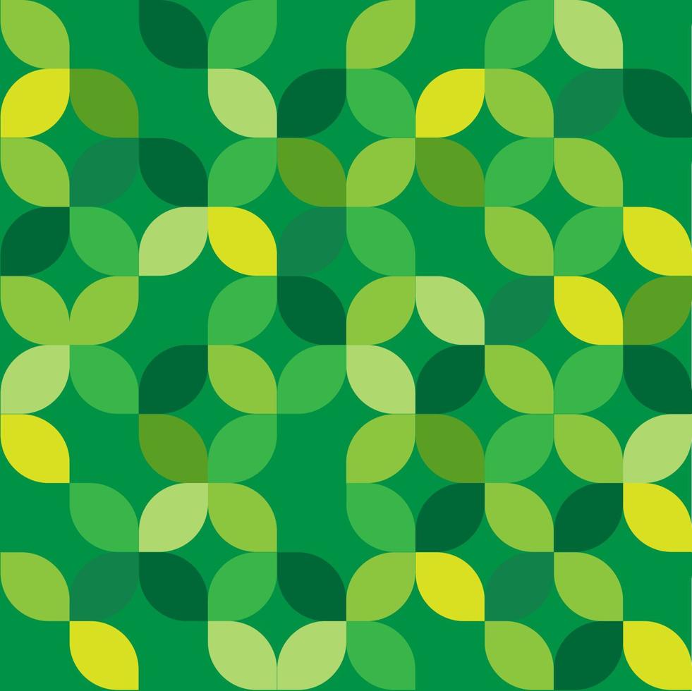 Fondo de vector de textura de hoja verde abstracto sin fisuras