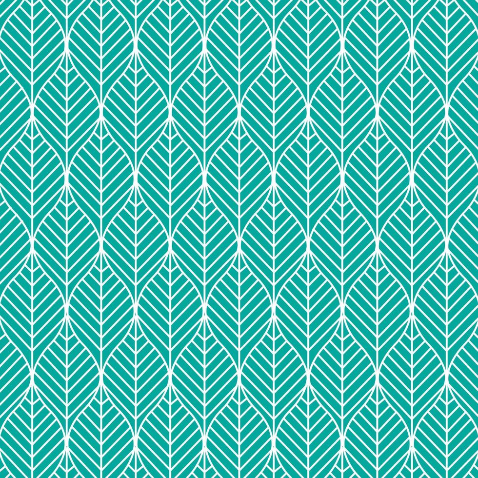 Seamless leaves pattern ornament pattern vector background