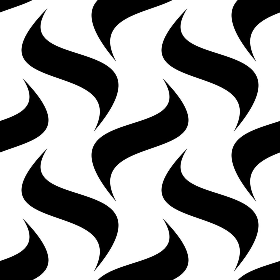 brush stroke - seamless pattern. texture for fabric, interior decor. smooth curved pattern vector