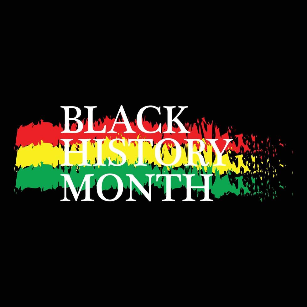 black history day icon vector, african flag template, background poster vector