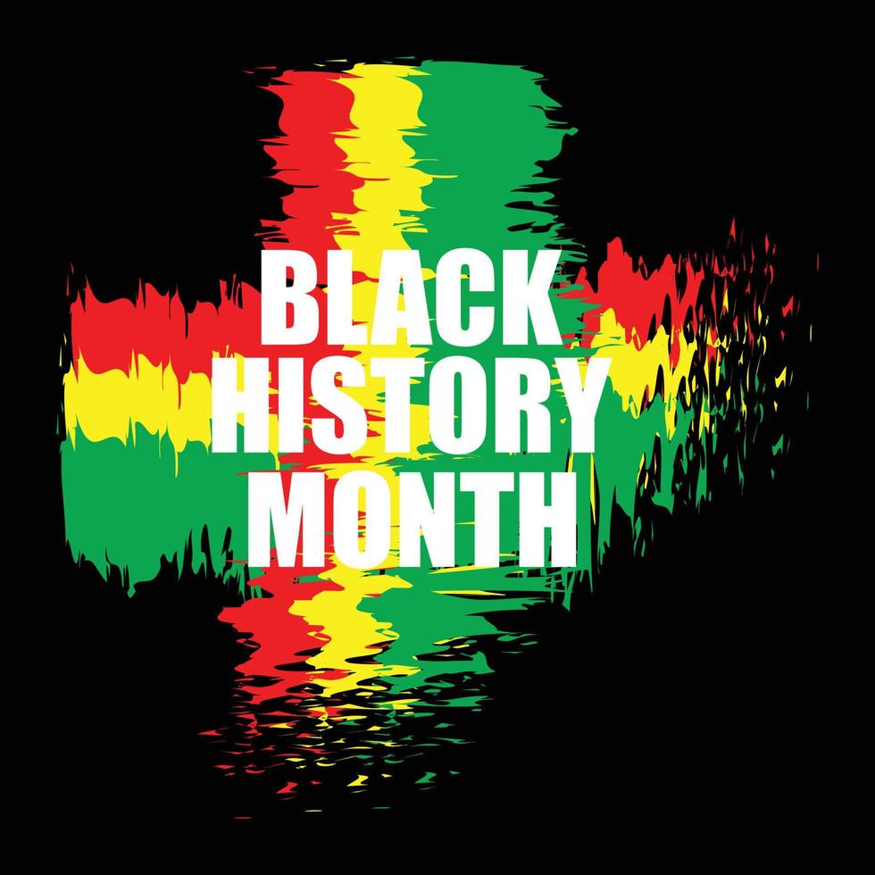 black history day icon vector, african flag template, background poster vector