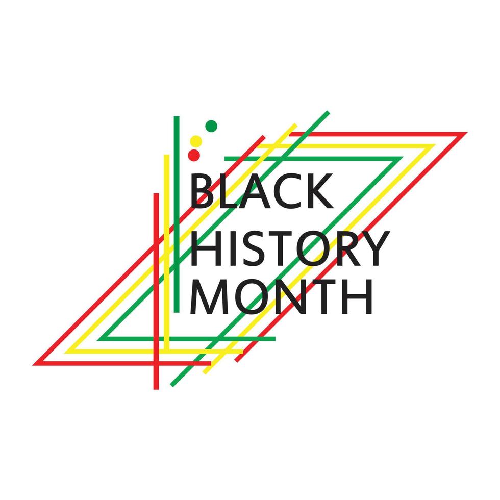 black history day icon vector, african flag template, background poster vector