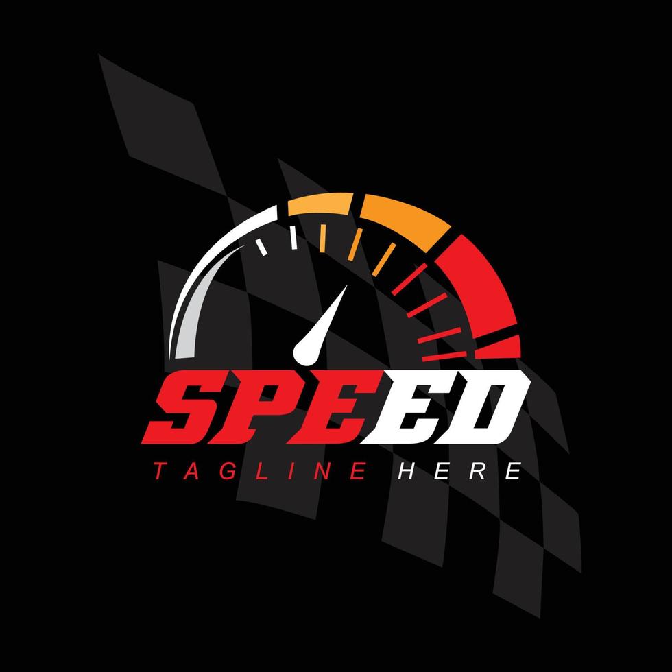 speedometer logo icon vector, vehicle speed design, design illustration vector