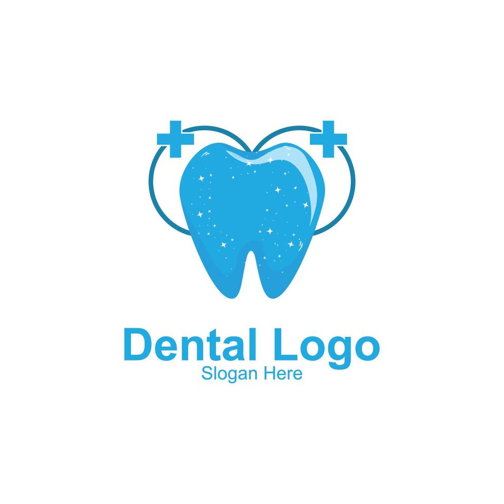 Dental Health Logo Vector, Keeping And Caring For Teeth, Design For Screen Printing, Company,Stickers,Background vector