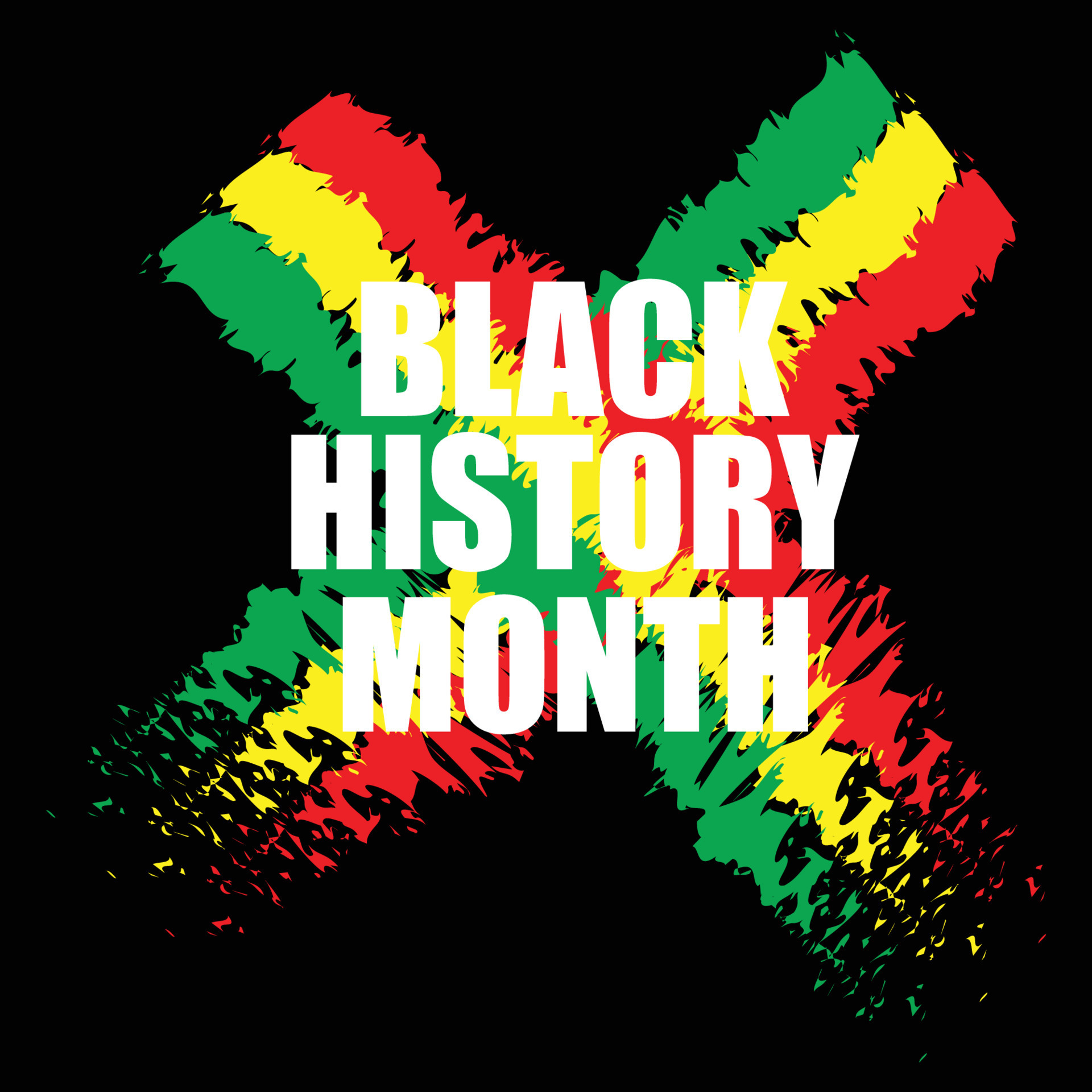 black history day icon vector, african flag template, background poster  7687197 Vector Art at Vecteezy