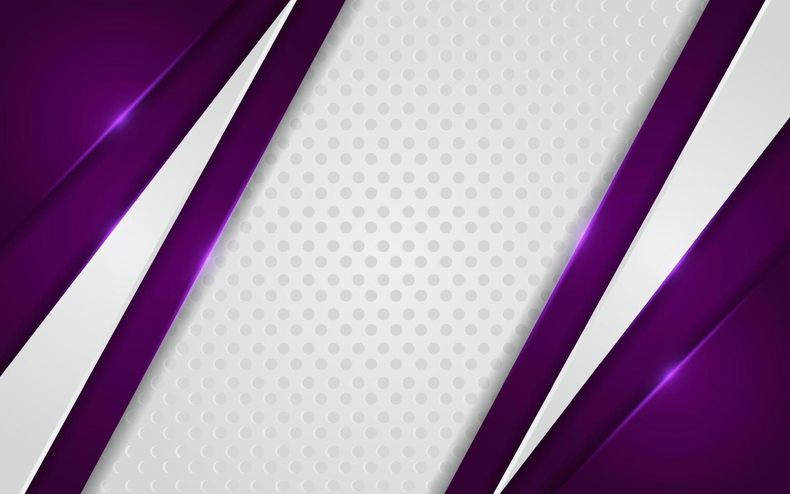 Abstract modern white background combination with line purple glowing