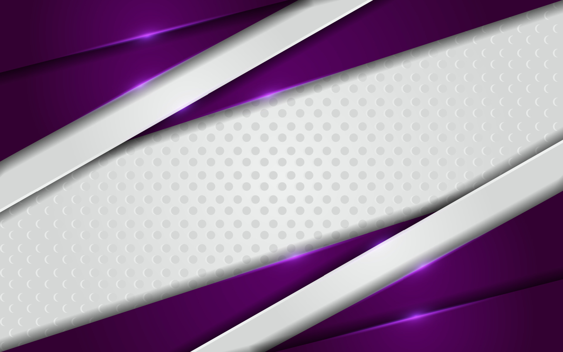 Abstract modern white background combination with line purple glowing