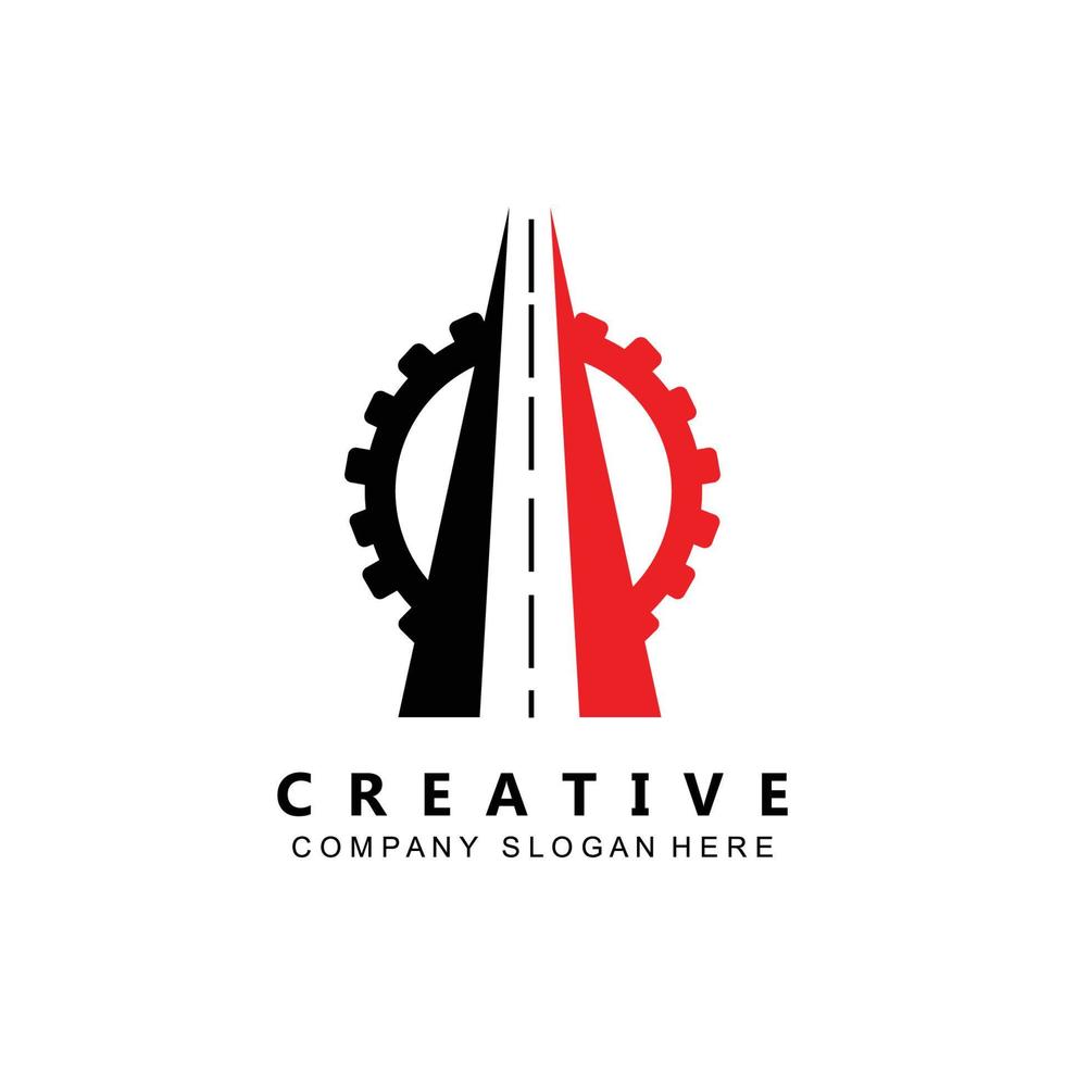 road logo vector icon, concept inspiration
