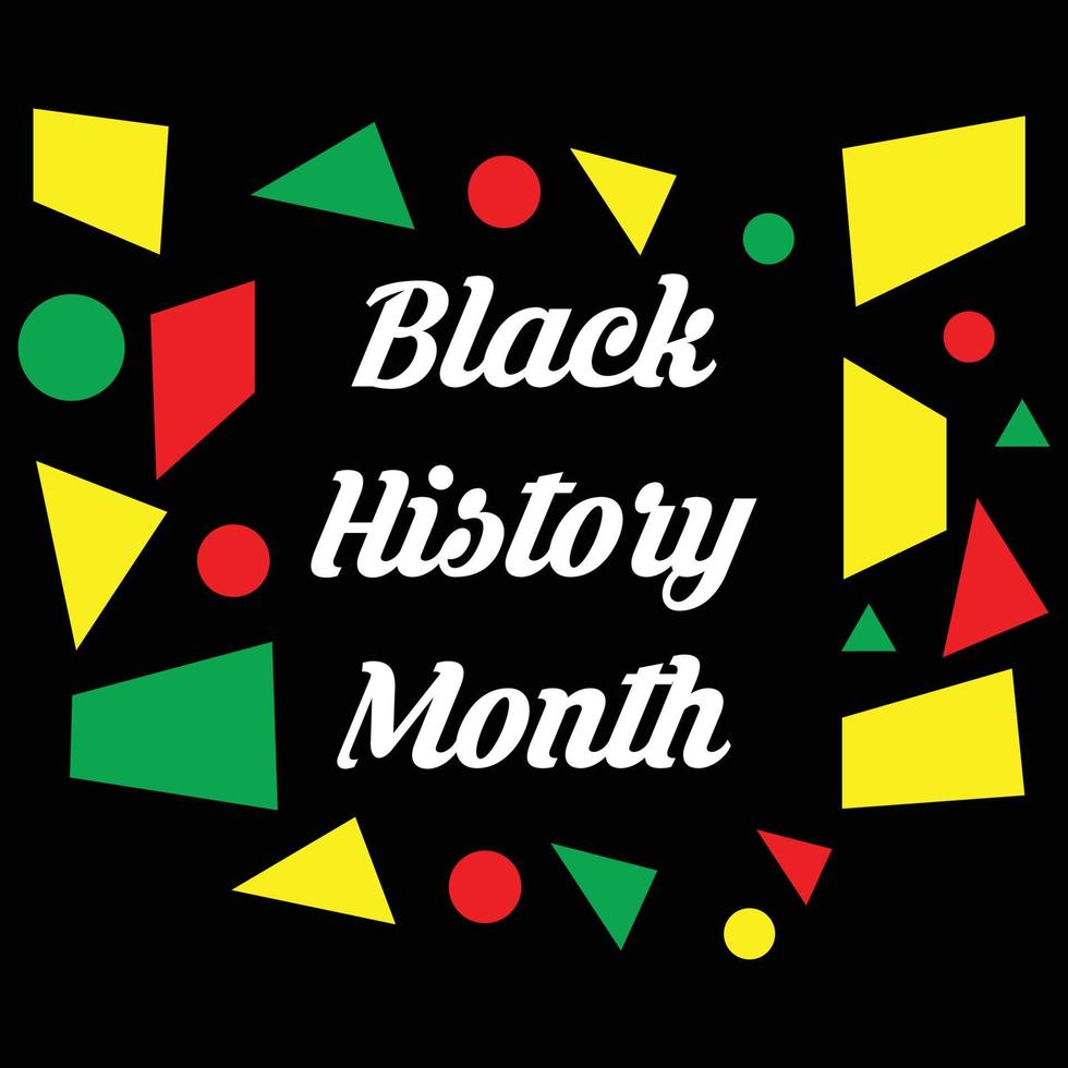 black history day icon vector, african flag template, background poster vector
