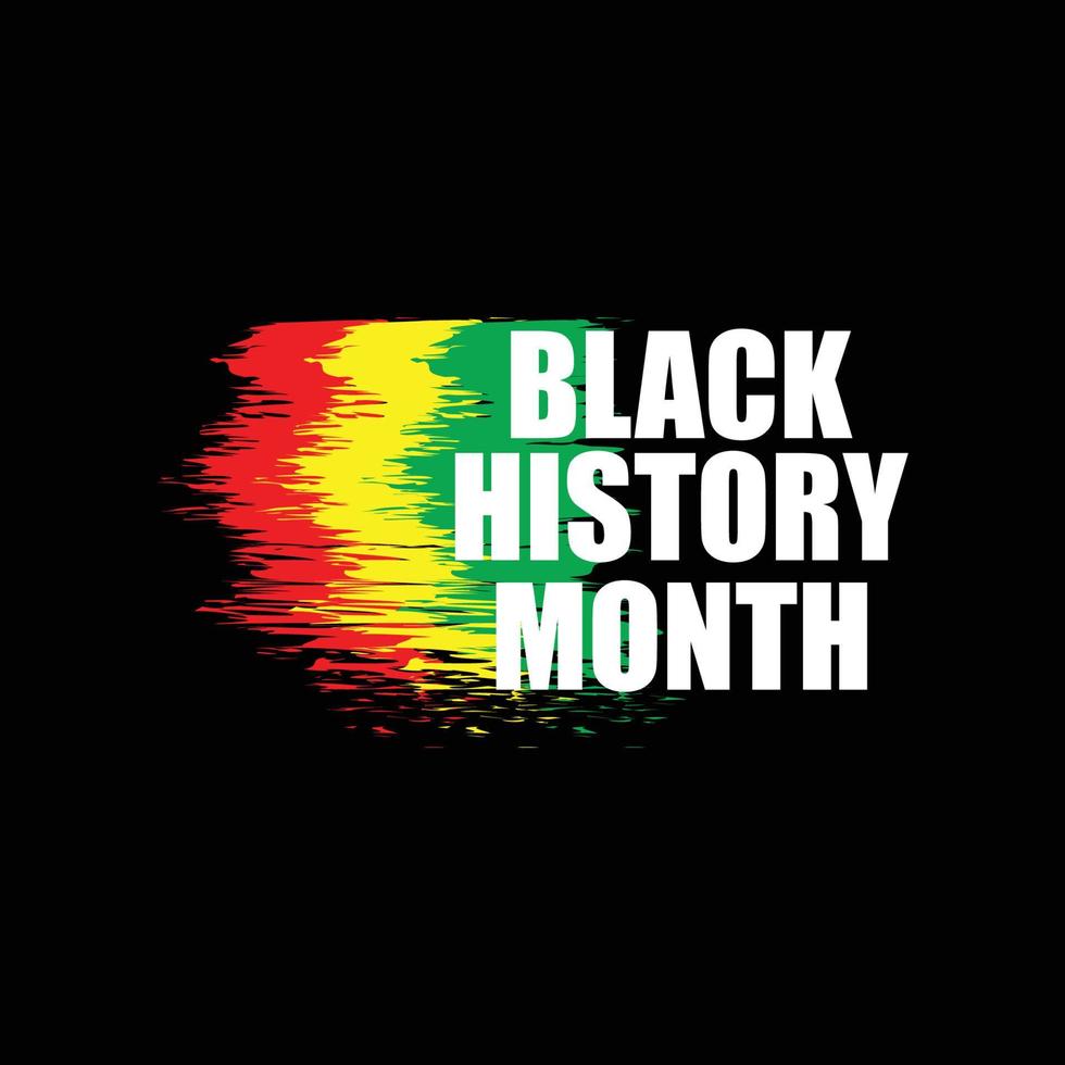 black history day icon vector, african flag template, background poster vector