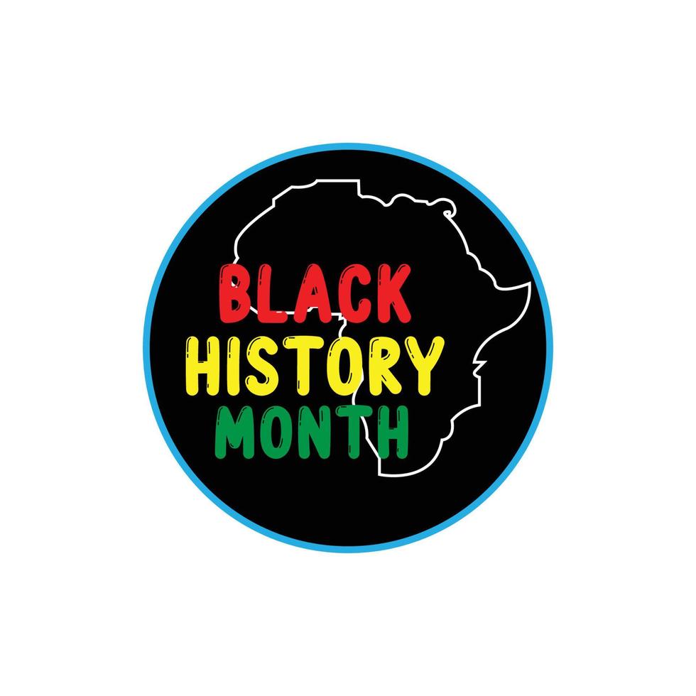 black history day icon vector, african flag template, background poster vector