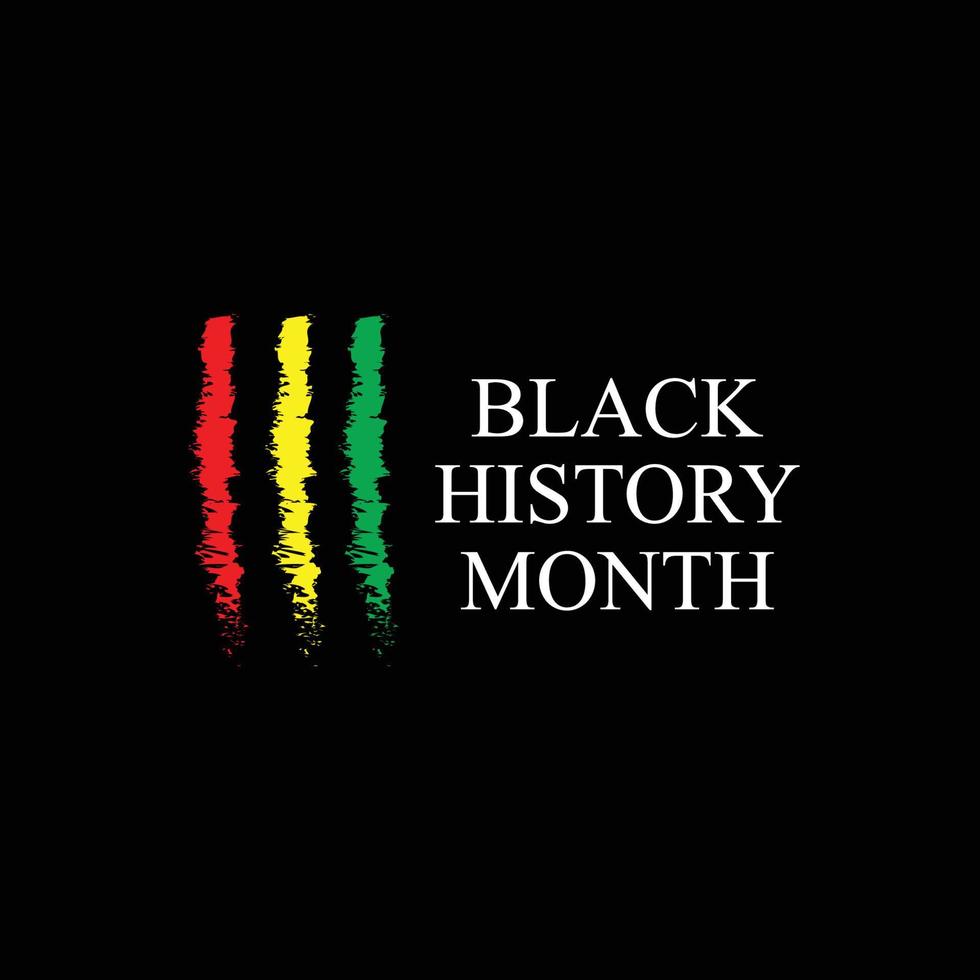 black history day icon vector, african flag template, background poster vector