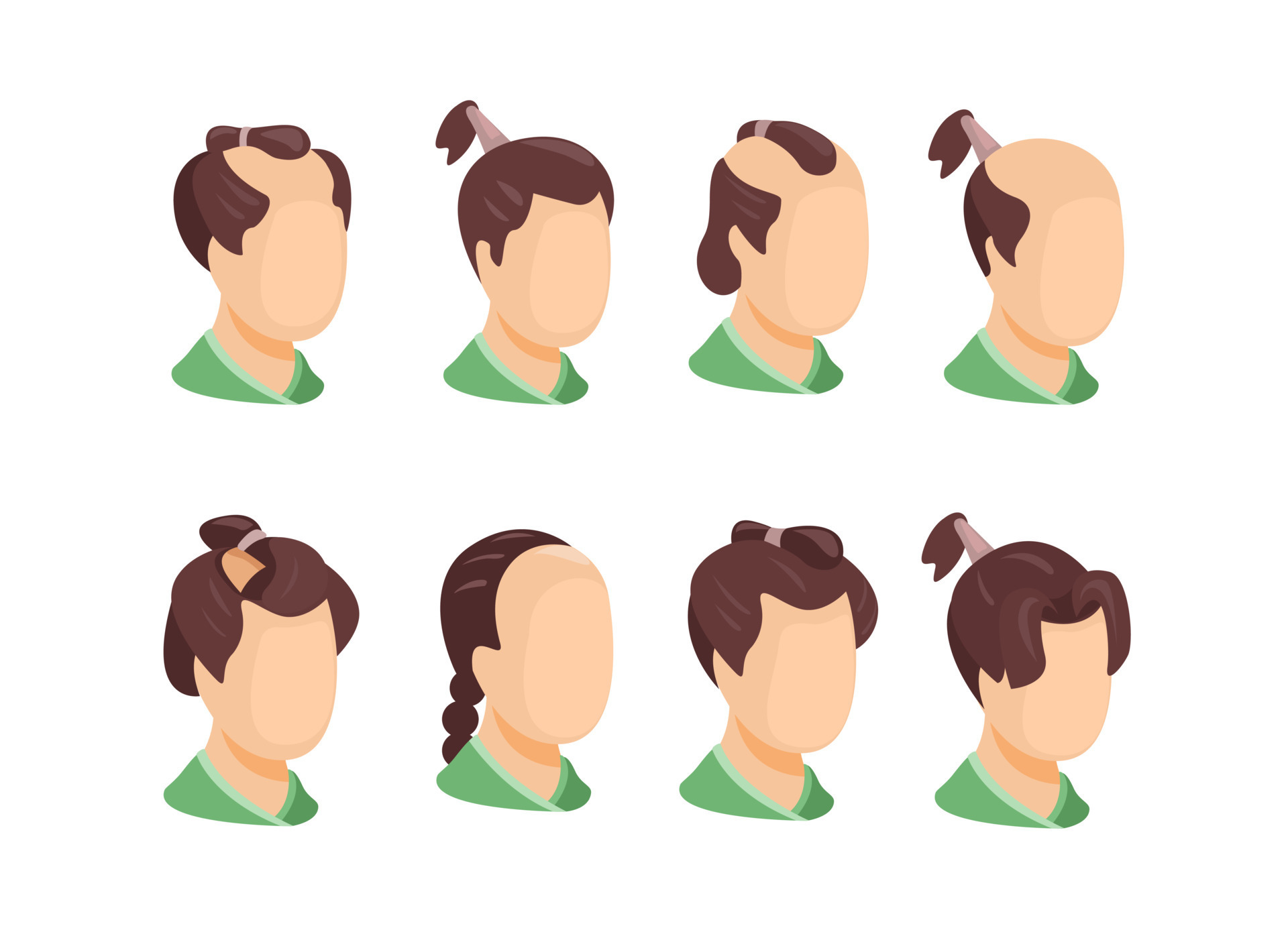 Japanese male classical hairstyle collection set. samurai head avatar cartoon illustration vector 7688721 Vector Art at Vecteezy Japanese male classical hairstyle collection set. samurai head avatar cartoon illustration vector 7688721 Vector Art at Vecteezy